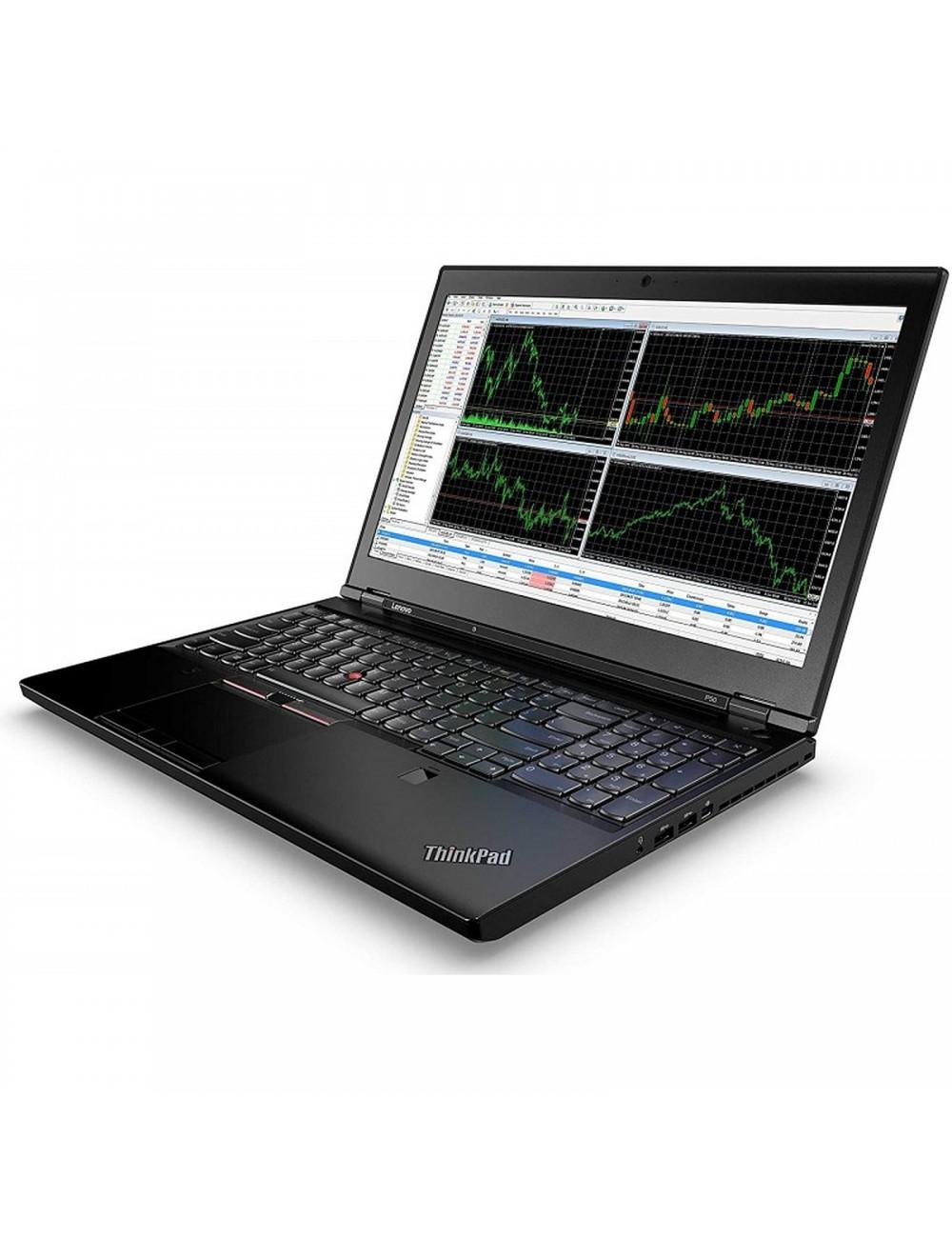 Lenovo ThinkPad P50 Core i7-6820HQ, 16 Go RAM, SSD 256 Go Win10 QUADRO M1000  - Vue 8 - 