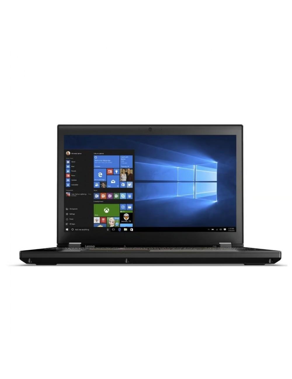 Lenovo ThinkPad P50 Core i7-6820HQ, 16 Go RAM, SSD 256 Go Win10 QUADRO M1000  - Vue 7 - 