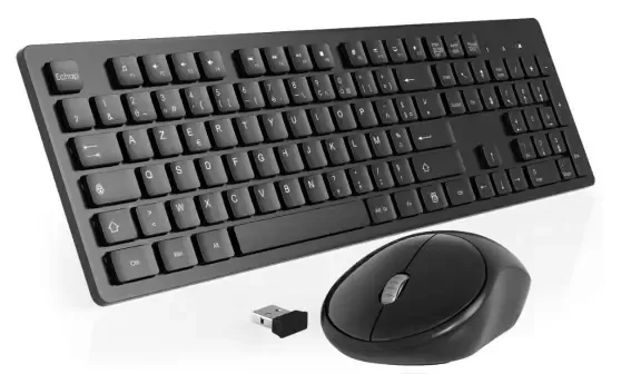 Pack clavier et souris sans fil NEUF Très bon état -  reconditionné disponible sur Label Emmaüs