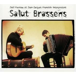 Joel Favreau et Jean - Jacques franchin - Salut brassens  -  reconditionné disponible sur Label Emmaüs
