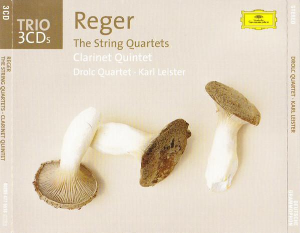 Reger* / Drolc Quartet*, Karl Leister - The String Quartets / Clarinet Quintet  -  reconditionné disponible sur Label Emmaüs