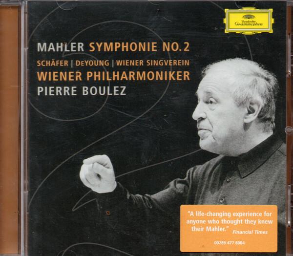 Mahler , schäfer , deyoung , wiener singverein, wiener philharmoniker, pierre boulez - symphonie no. 2  -  reconditionné disponible sur Label Emmaüs