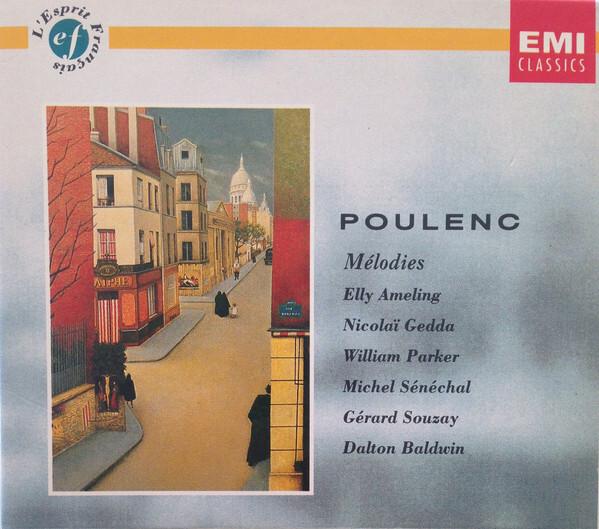Poulenc*, Elly Ameling, Nicola? Gedda*, William Parker (3), Michel Sénéchal, Gérard Souzay, Dalton Baldwin - Mélodies Bon état -  reconditionné disponible sur Label Emmaüs