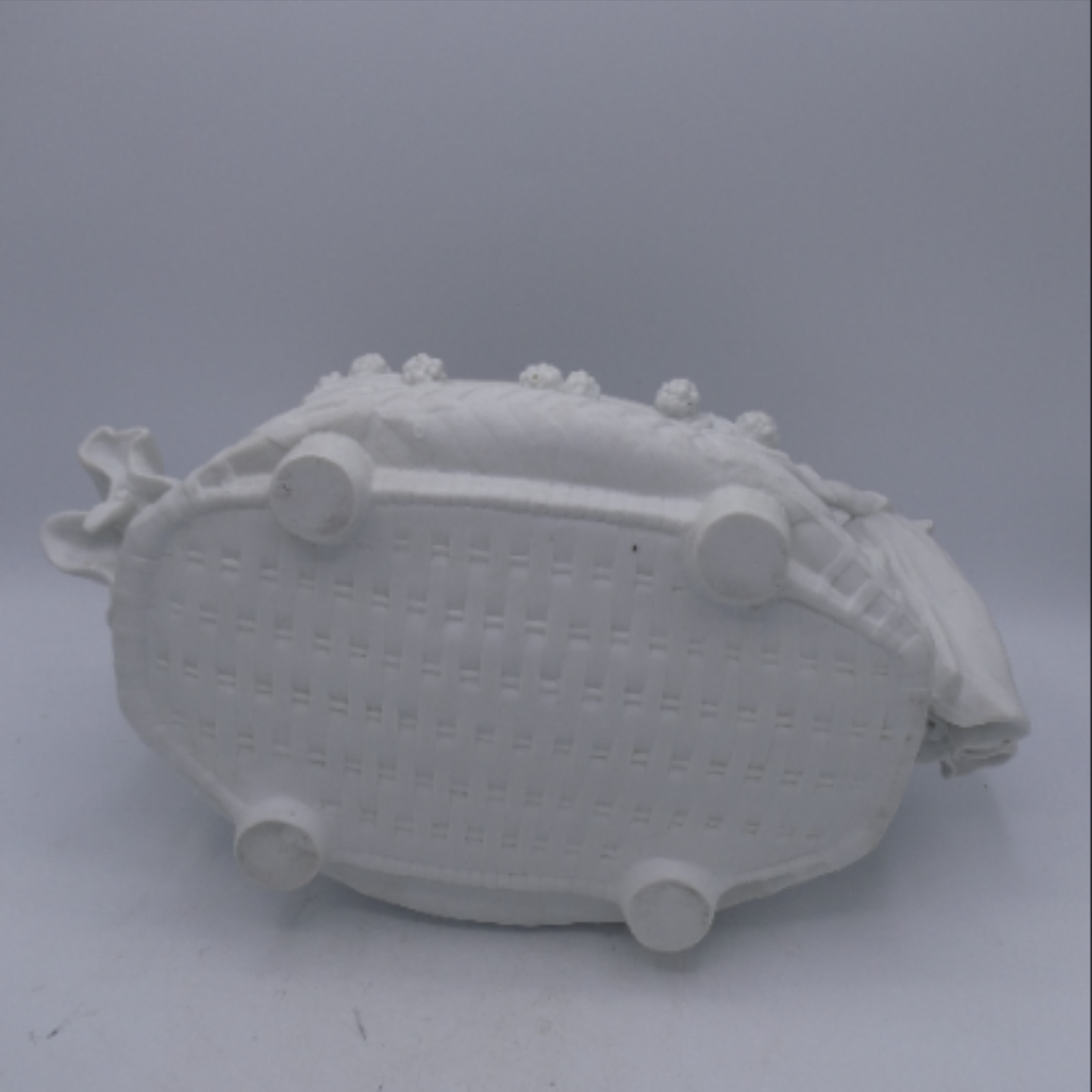 Jardinière vintage en biscuit blanc - 2 fillettes - Photo 10