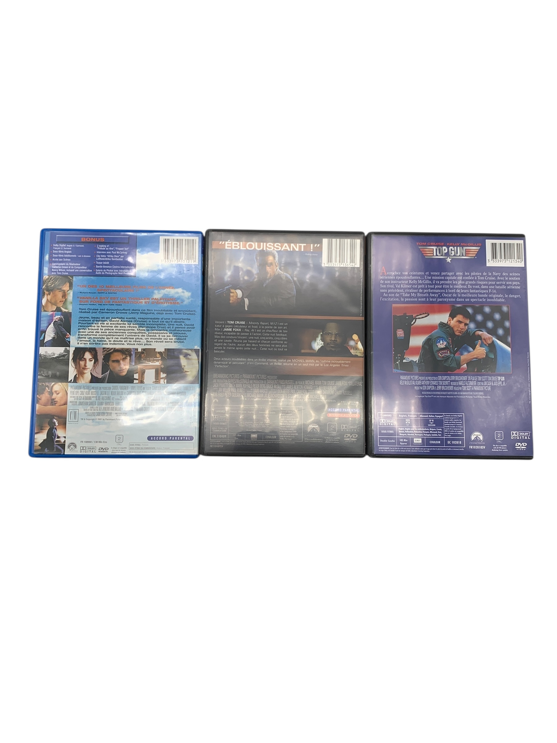DVD - Coffret Tom Cruise 3 DVD Bon état - Vue 3 - 