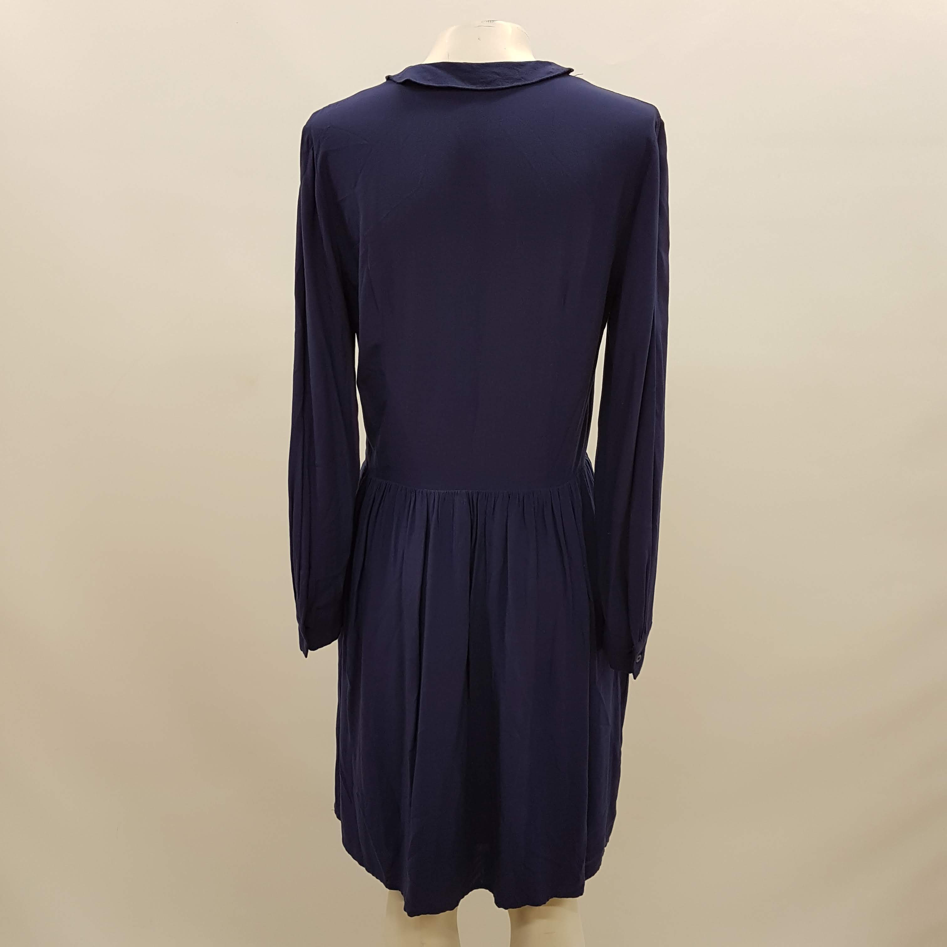 Robe de fête bleue manches longues - COMPTOIR DES COTONNIERS - Taille 36 - Photo 1