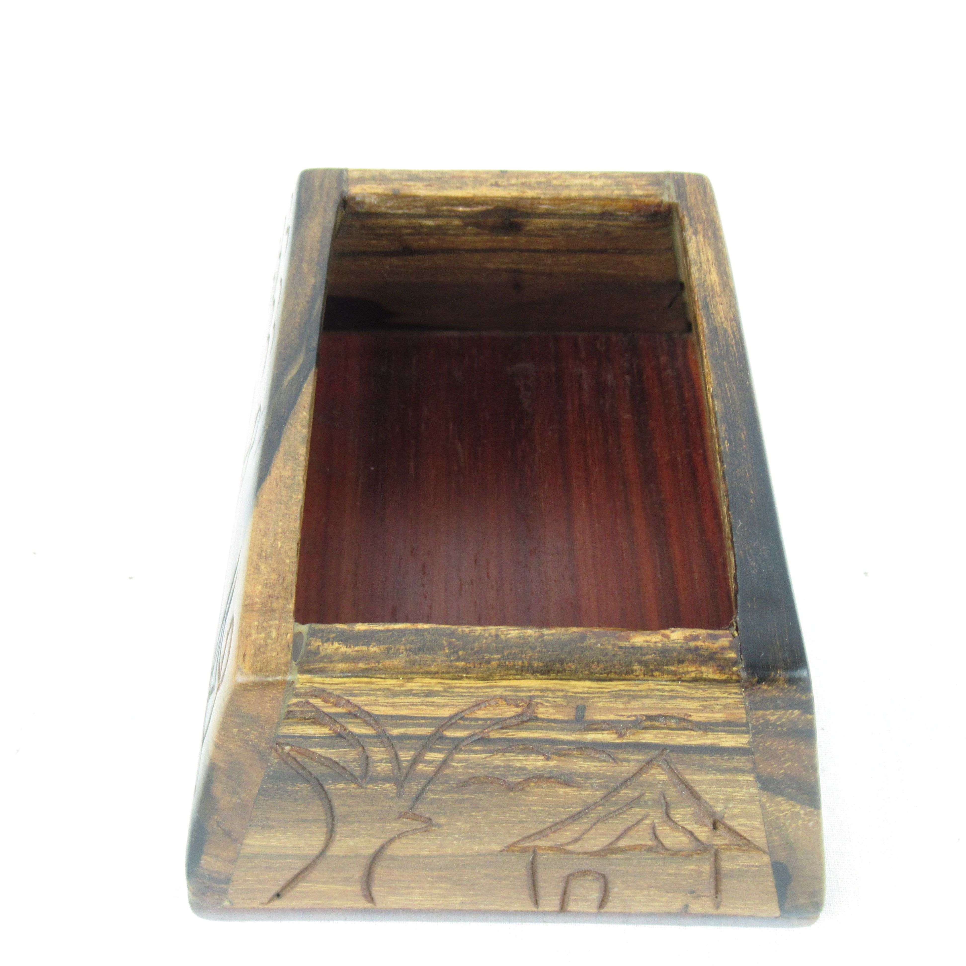 Coffret en bois/ Boîte à tabac avec gravure artisanale - Photo 11