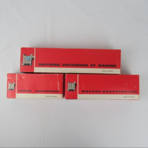 Lot de 3 wagons Jouef Bon état - Vue 8 - 
