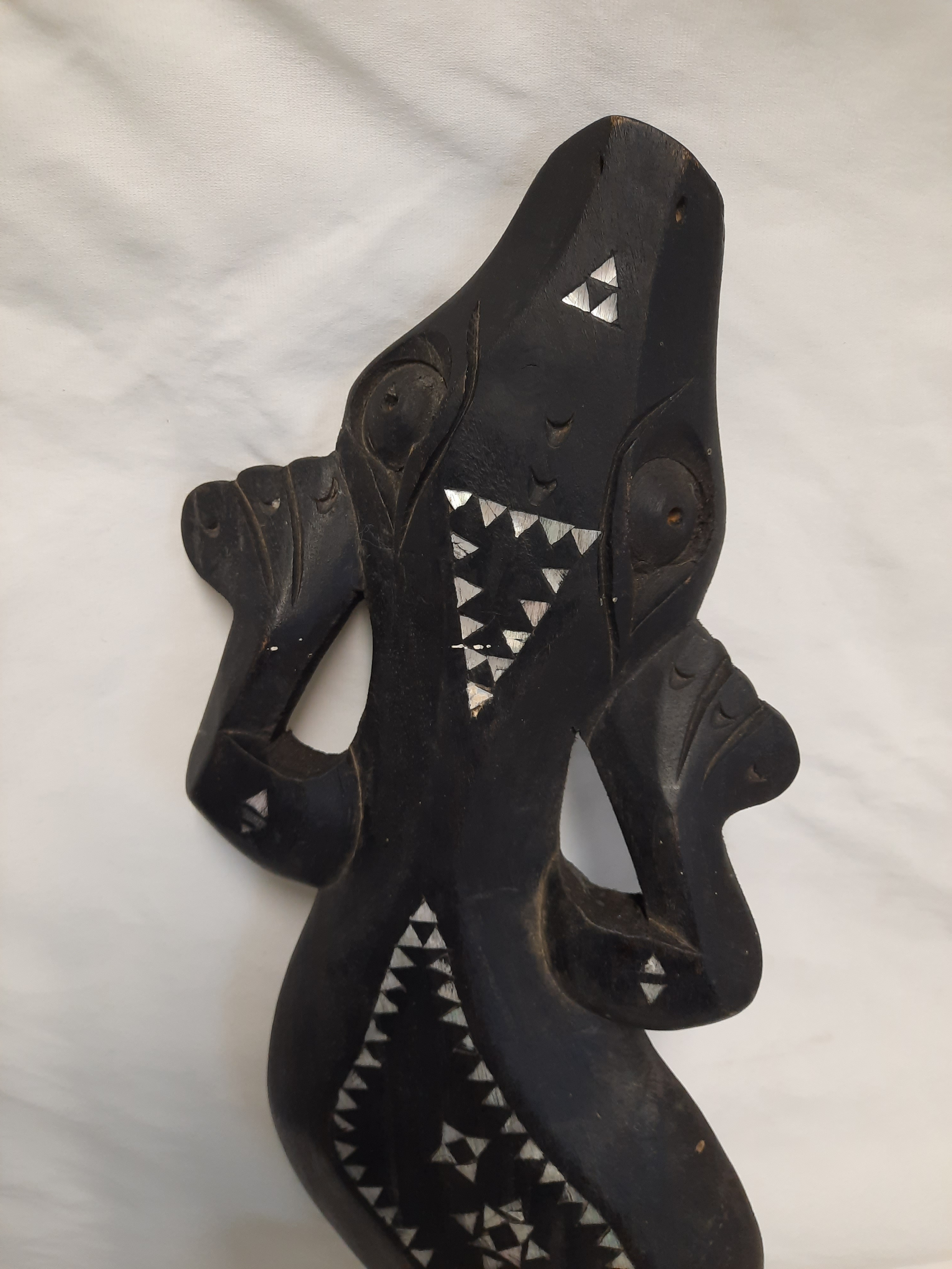 Salamandre en Bois Africain - Photo 4
