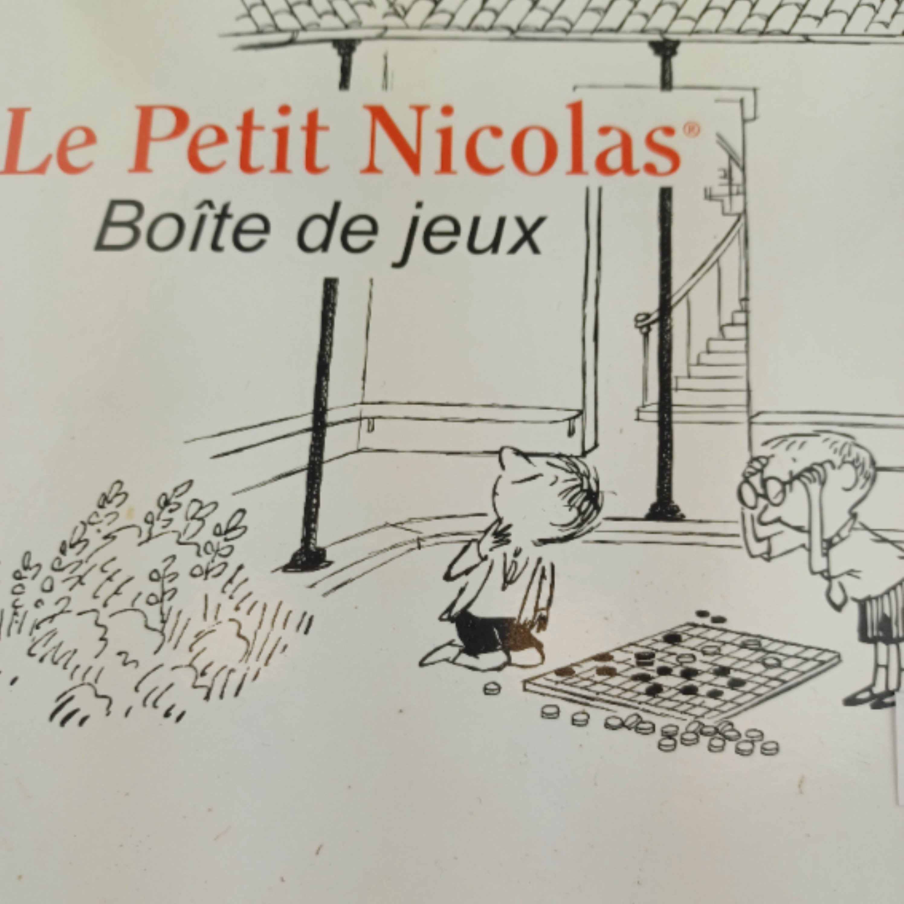 Le Petit Nicolas Boîte de jeu avec Gaemon, jeu de l'oie, jeu de dames et petits chevaux Très bon état - Vue 3 - 