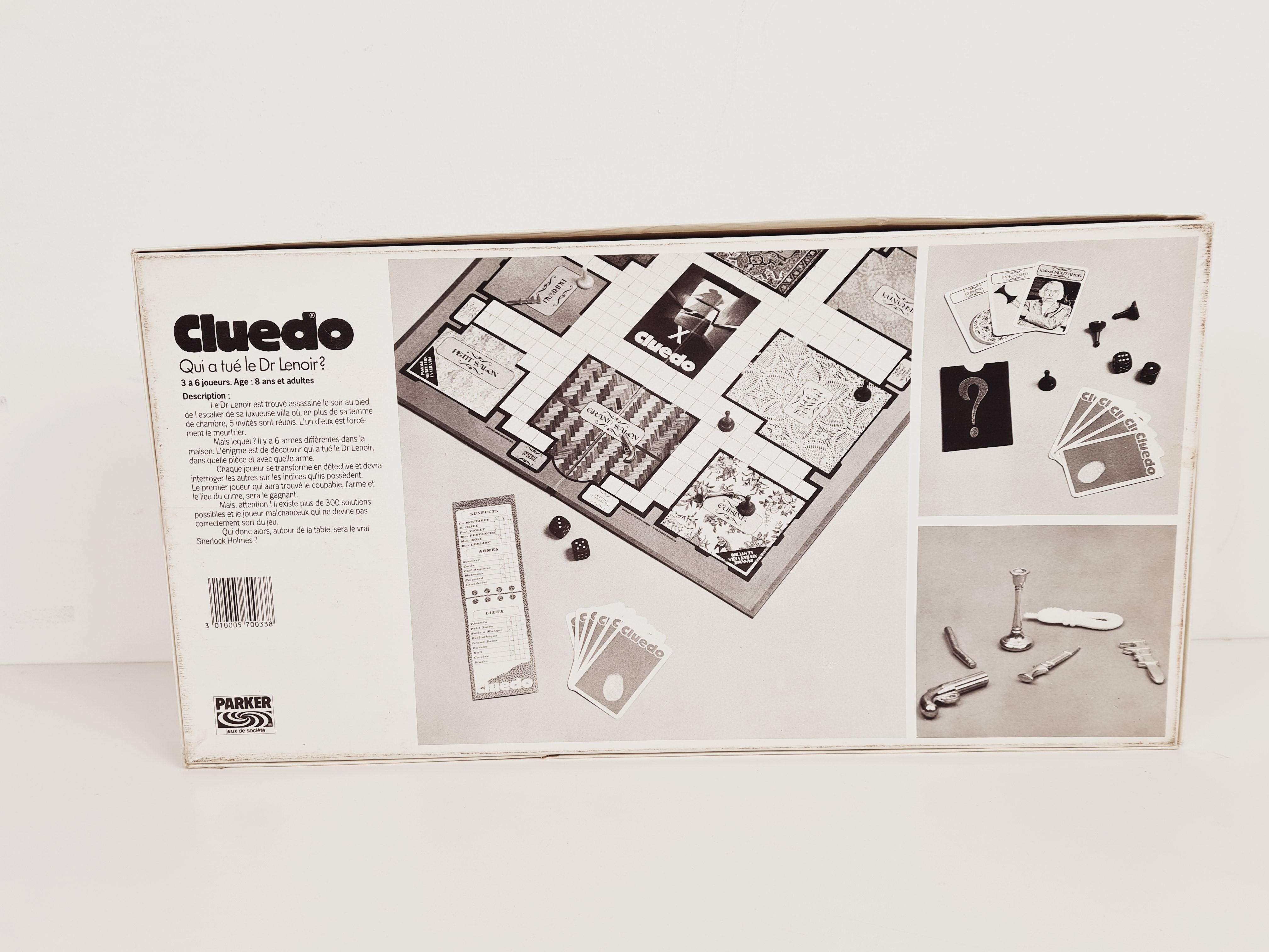 Jeu d'enquête vintage - Cluedo - Parker 1974 - 8 ans + - Bon état - Photo 4