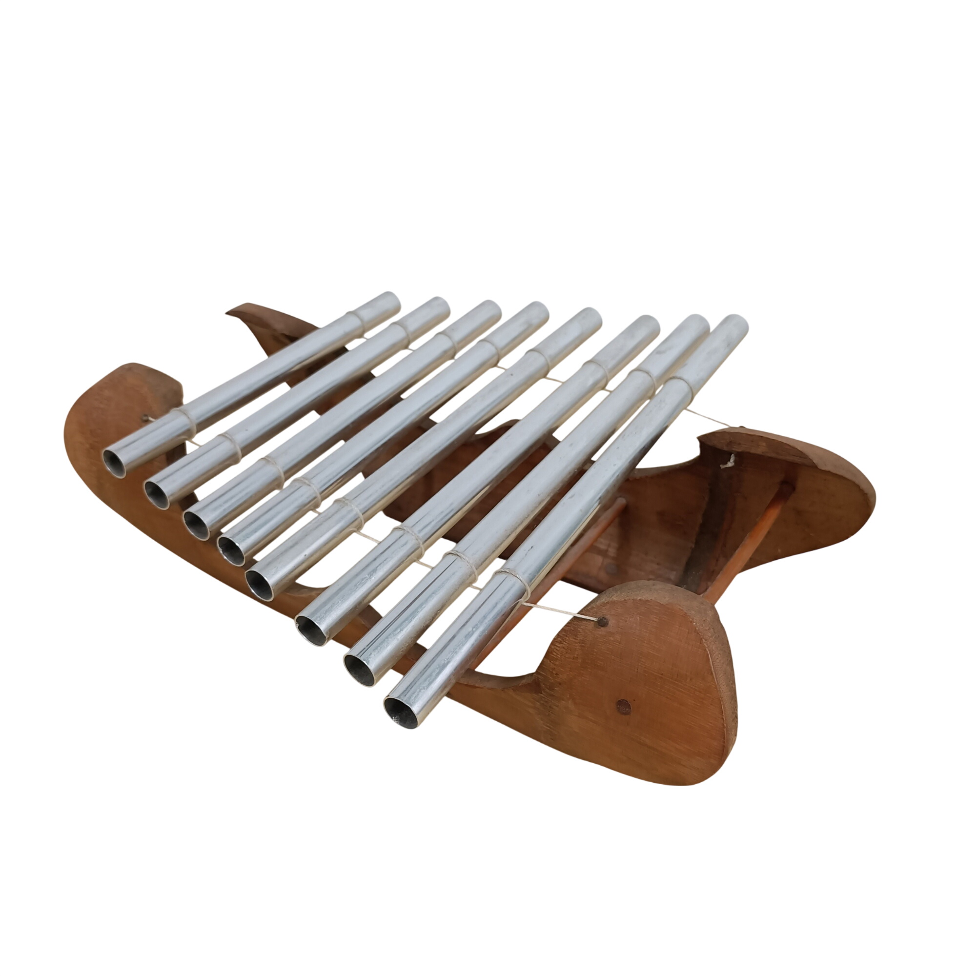 Kalimba sanza artisanale en bois massif instrument de musique ethnique déco vintage Très bon état -  reconditionné disponible sur Label Emmaüs
