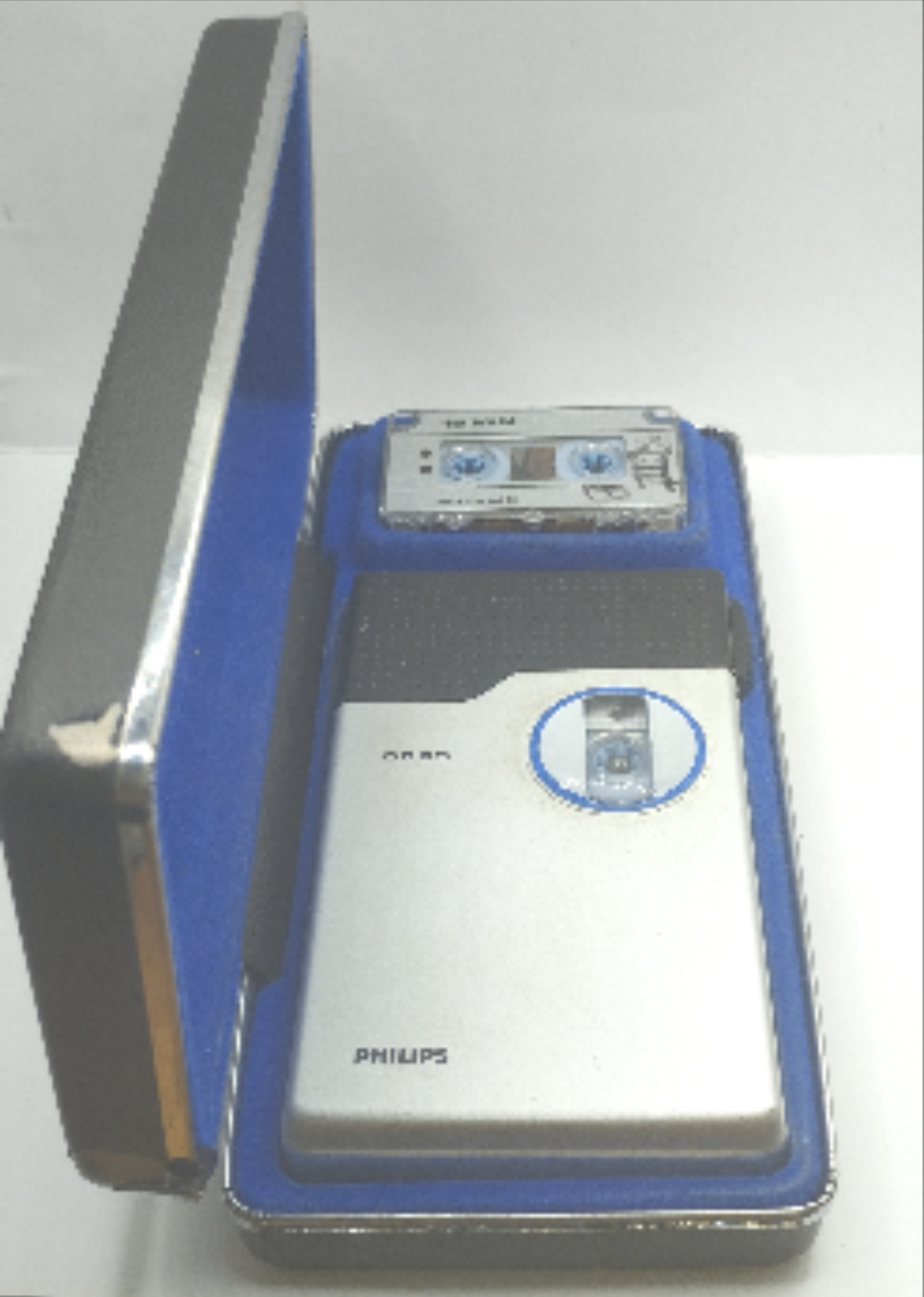 Mini enregistreur cassette vintage Philips  - État correct - Photo 2