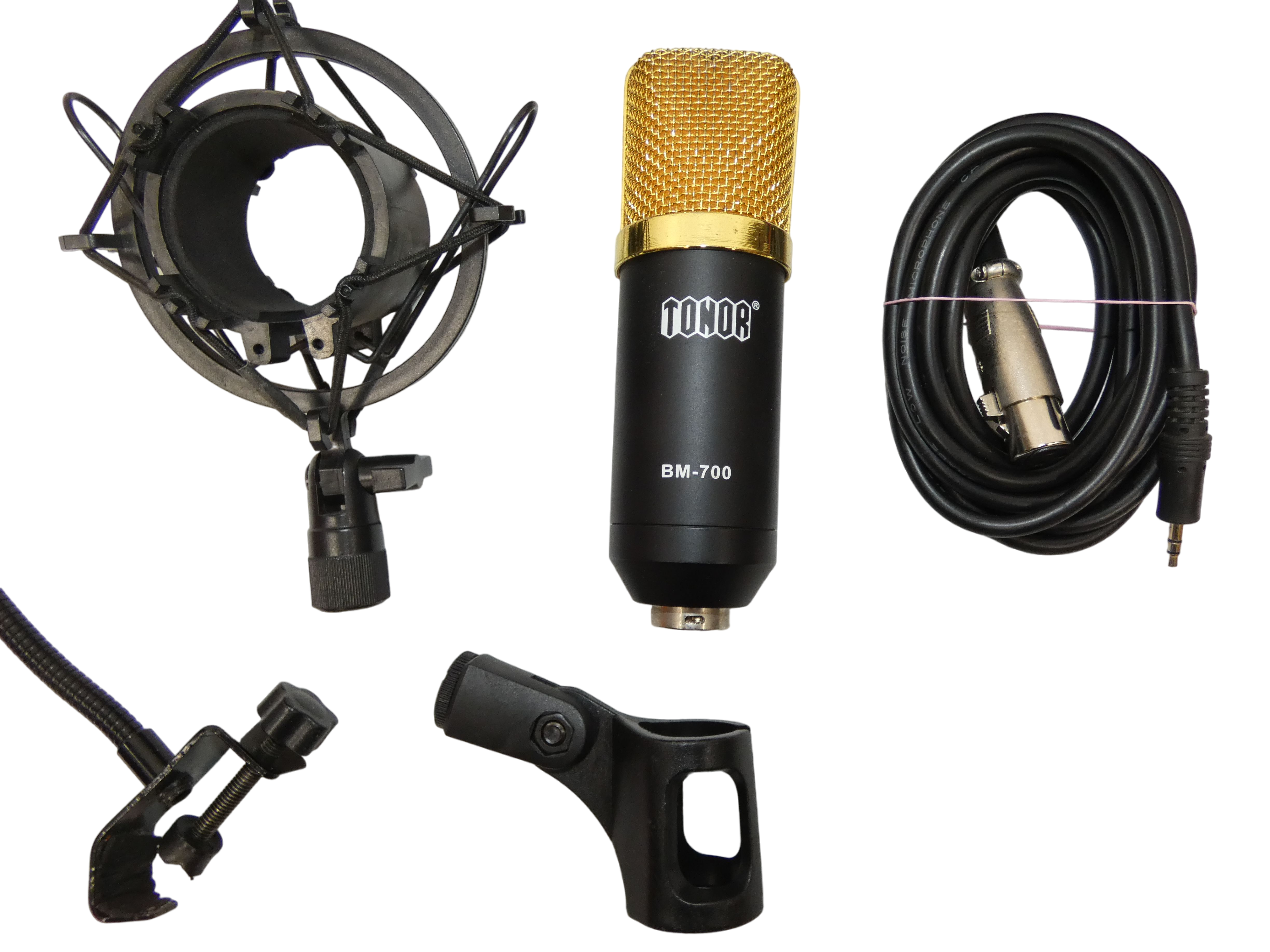Microphone Tonor Bm-700 avec une capsule de directivité cardioïde et filtre anti-pop - Très bon état sur Label Emmaüs