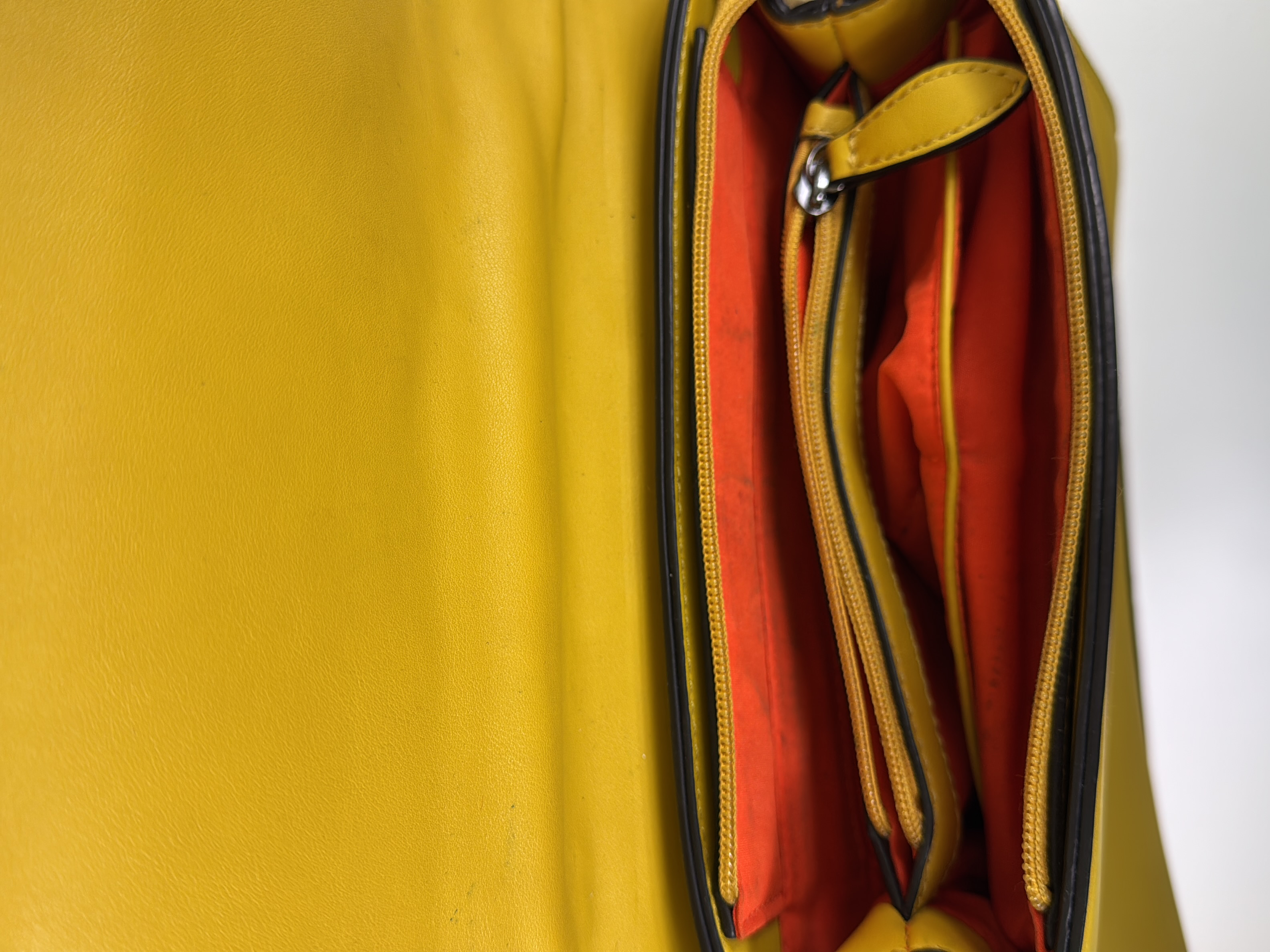 Sac à main Jacques esterel Jaune Moutarde avec Chaîne 💛 - Photo 5