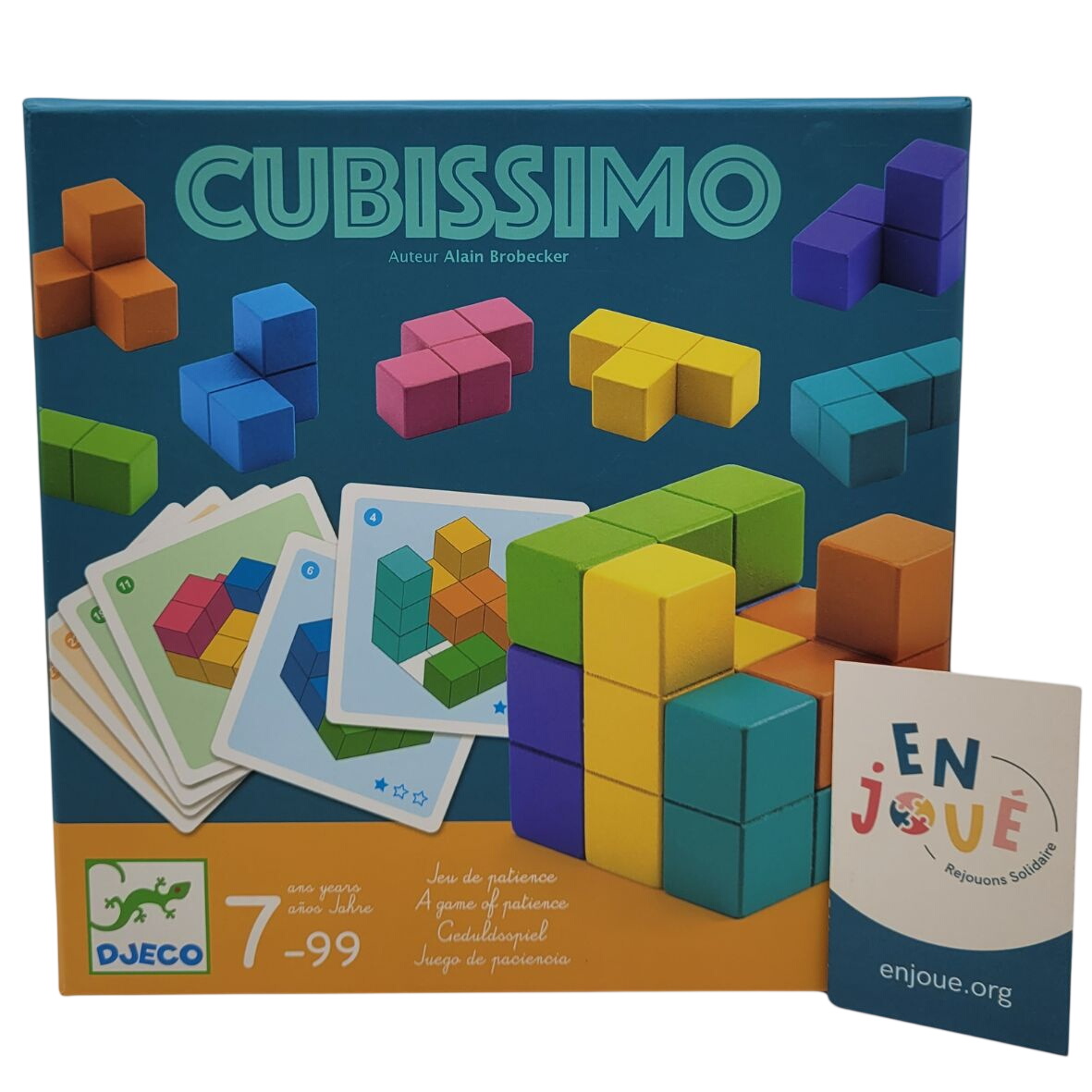 Acheter Jeu de société - Cubissimo Jeu de patience - Djeco - À partir de 7 ans. Très bon état - 12,00 € Jeu de société - Cubissimo Jeu de patience - Djeco - À partir de 7 ans. Très bon état - reconditionné disponible sur Label Emmaüs