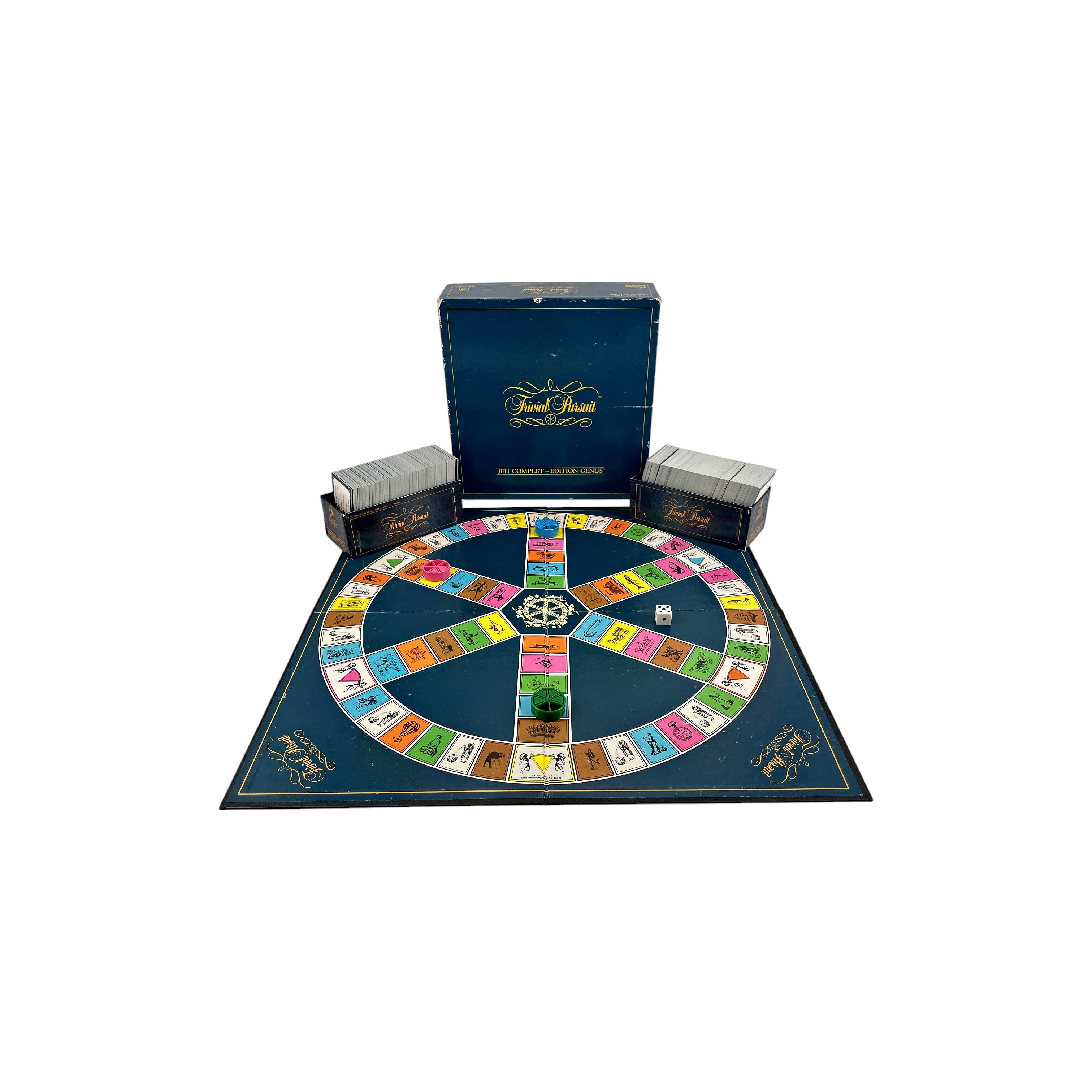 Voir photo 2 de Trivial Pursuit - Edition Genus- Édition 1984 Trivial Pursuit - Edition Genus- Édition 1984 Bon état - Vue 2 -