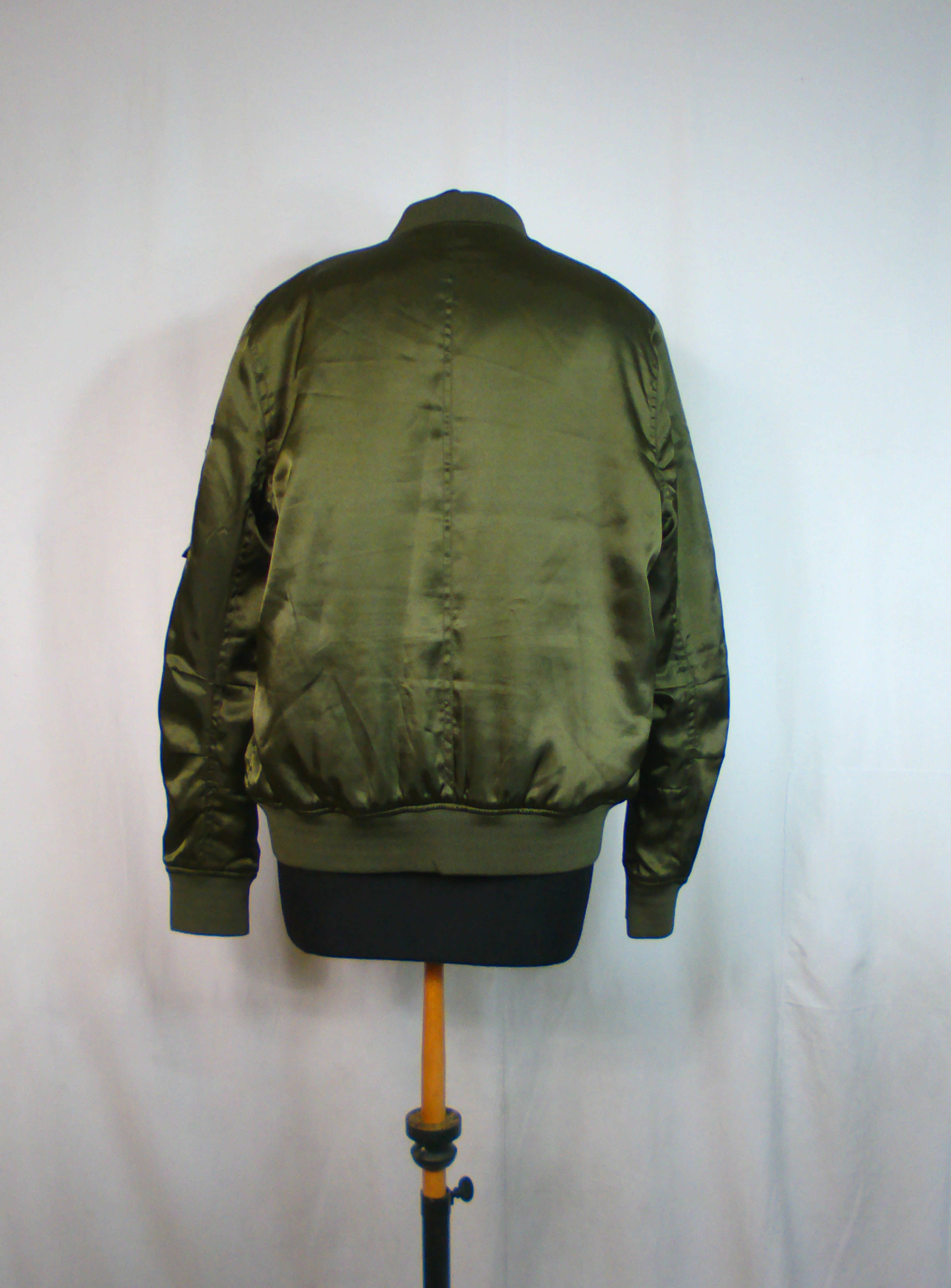 Veste bomber MANGO, vert kaki, taille M - Photo 1