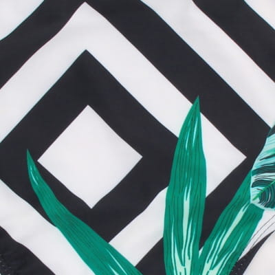 Bas de maillot de bain blanc imprimé - Femme - Taille 2XL - Photo 2