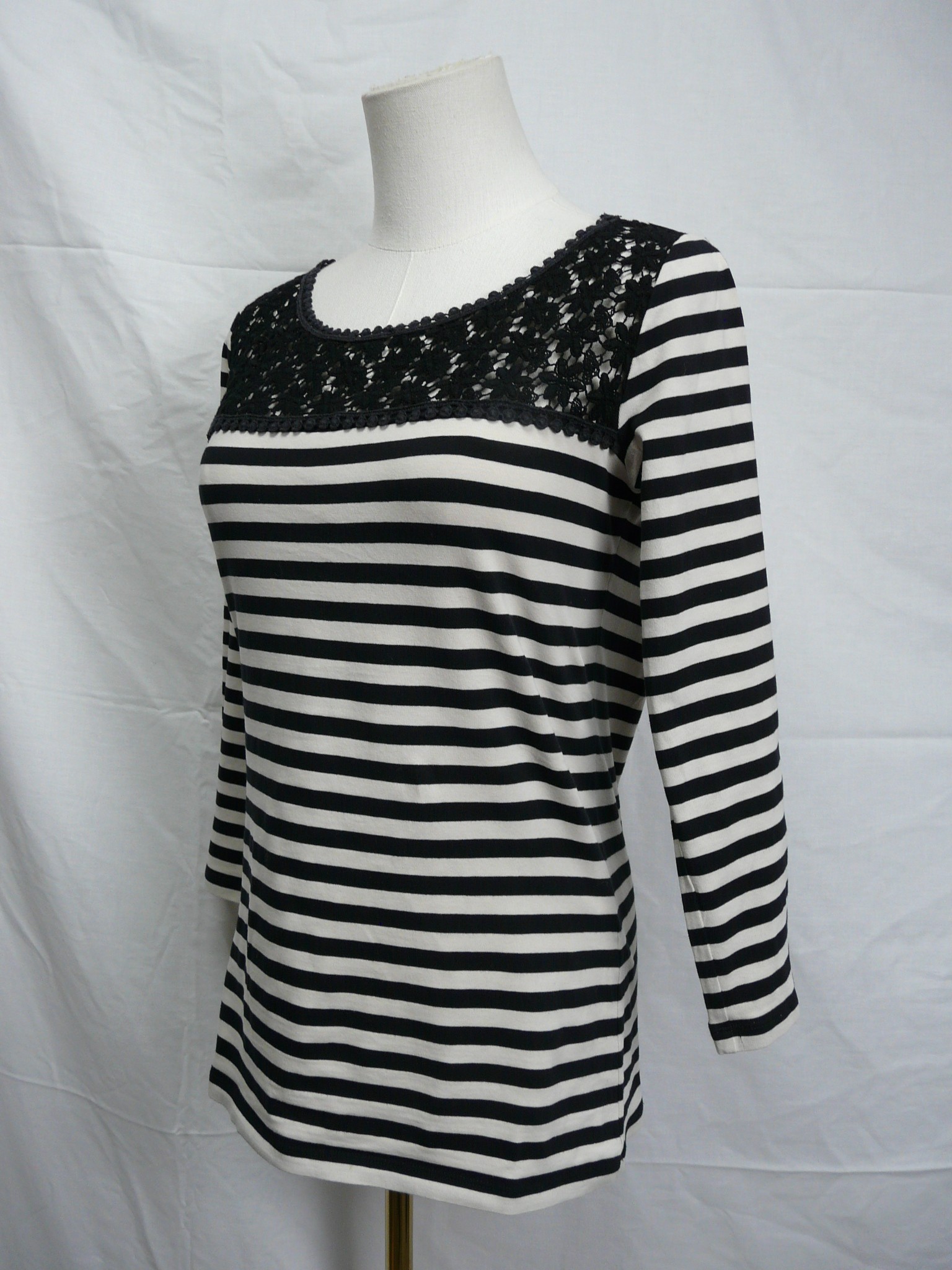 HF215 - Top rayé - MaxMara - Taille M Très bon état - Vue 3 - 