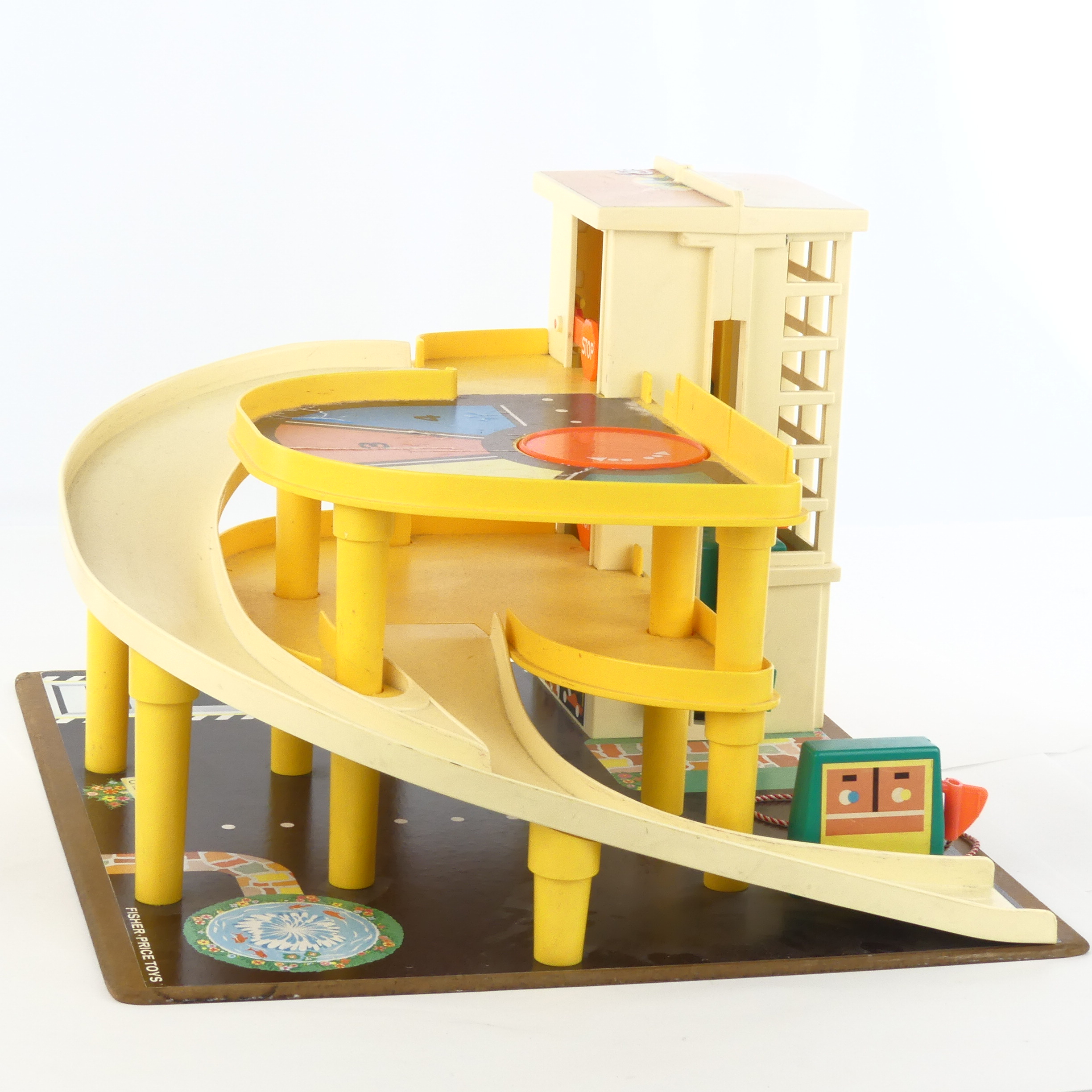 Ancien garage Fisher-Price Toys État correct - Vue 3 - 
