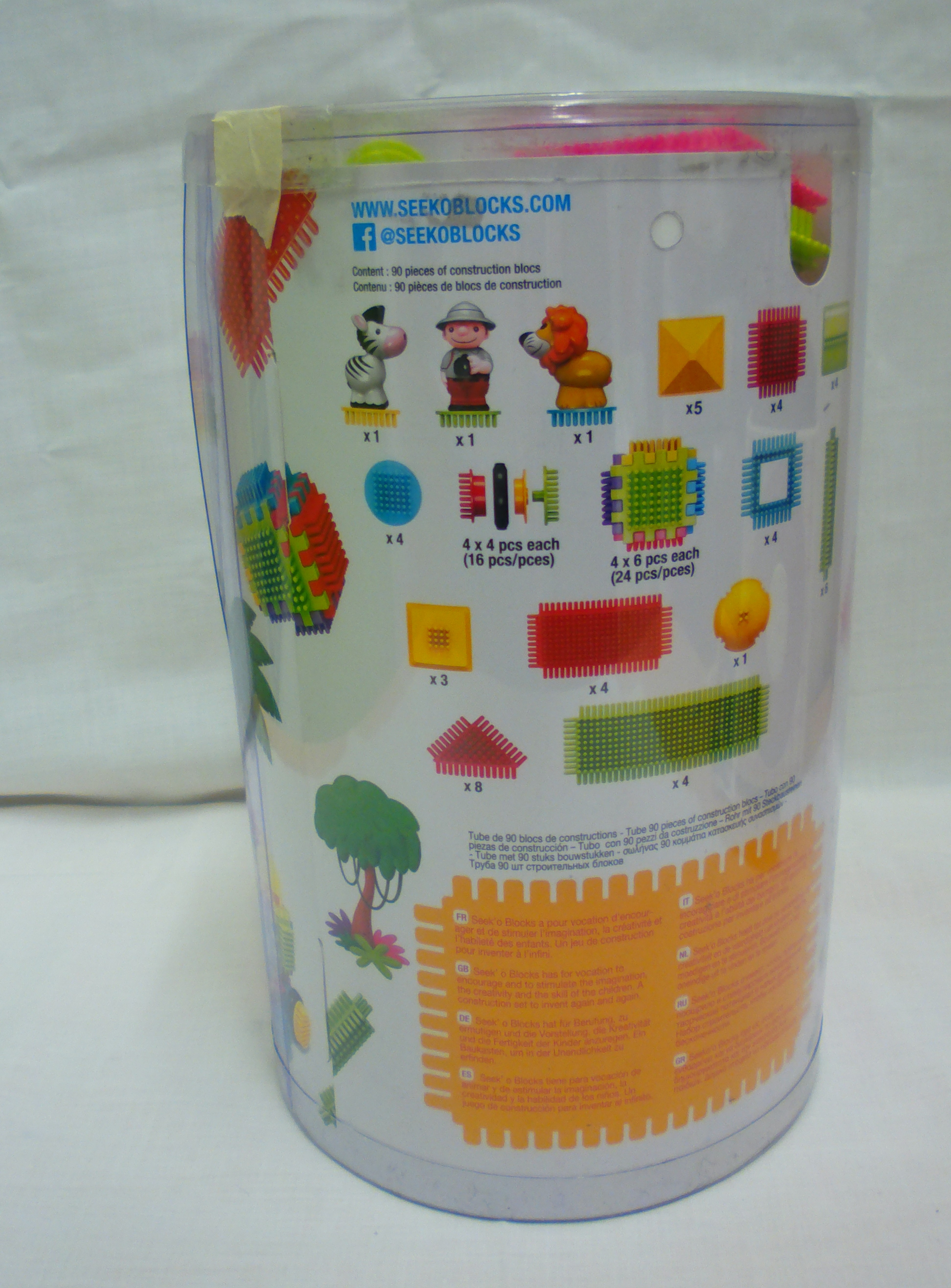 Jeu Seek'o Blocks 90 pièces : jeu de construction - Très bon état - Photo 4