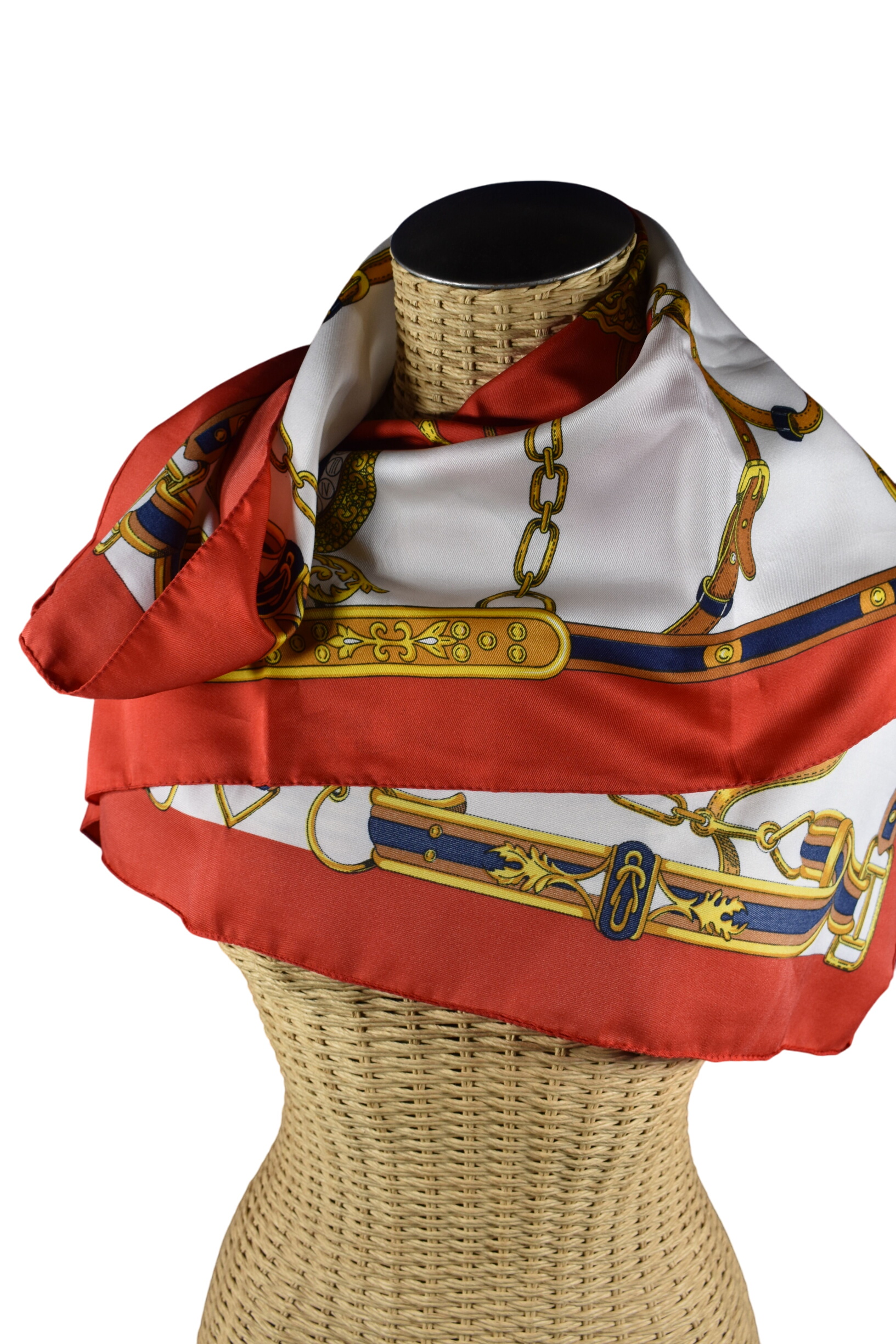 Foulard, carr de 75X 78 cm  dcor sellier - Label Emmaus - Modalova