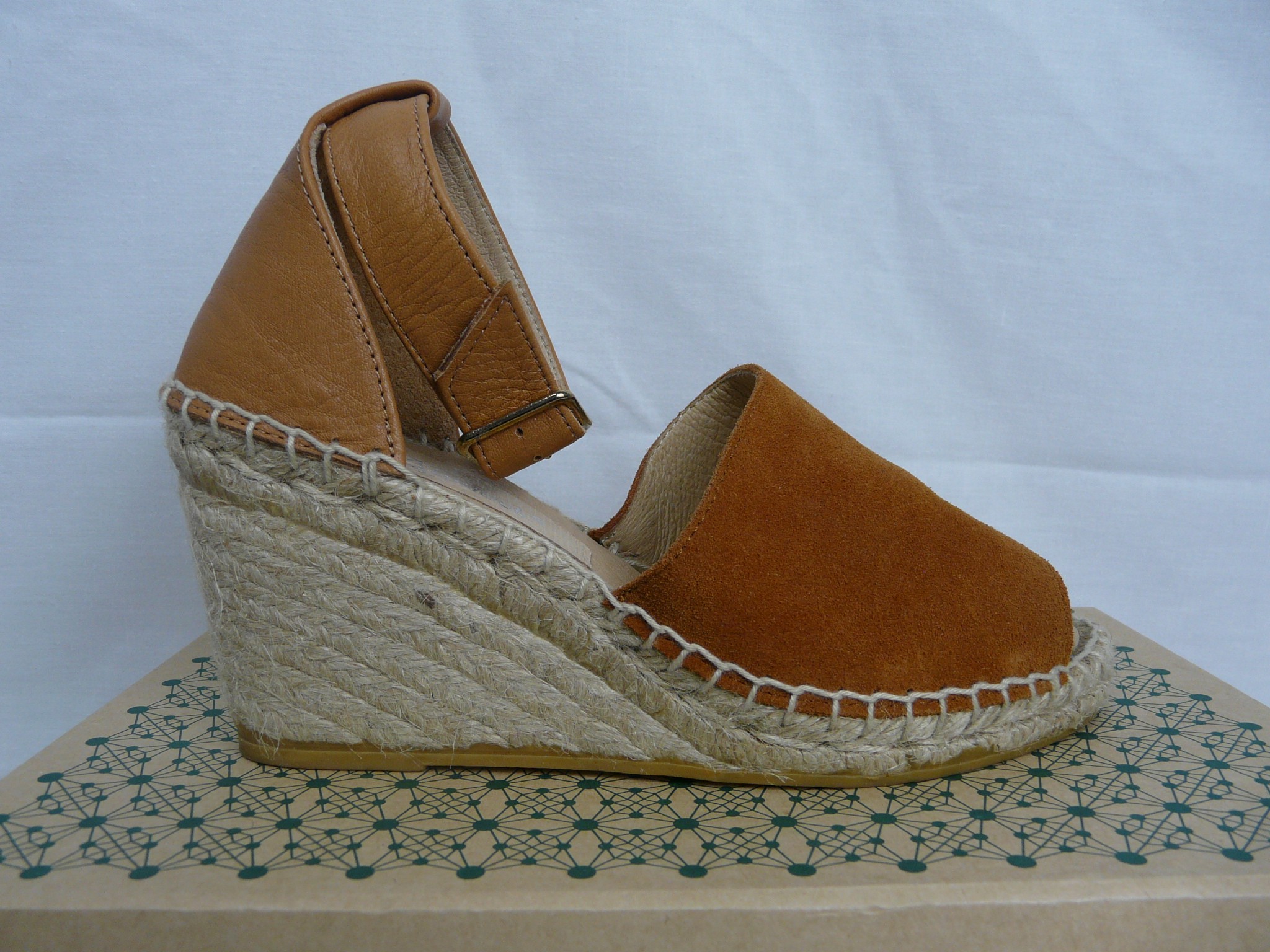 C39 - Espadrilles à talons compensés - Coco & Abricot - Pointure 37 Très bon état - Vue 6 - 