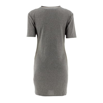 Robe grise chinée imprimée - femme - Pimkie - taille M Très bon état - Vue 2 - 