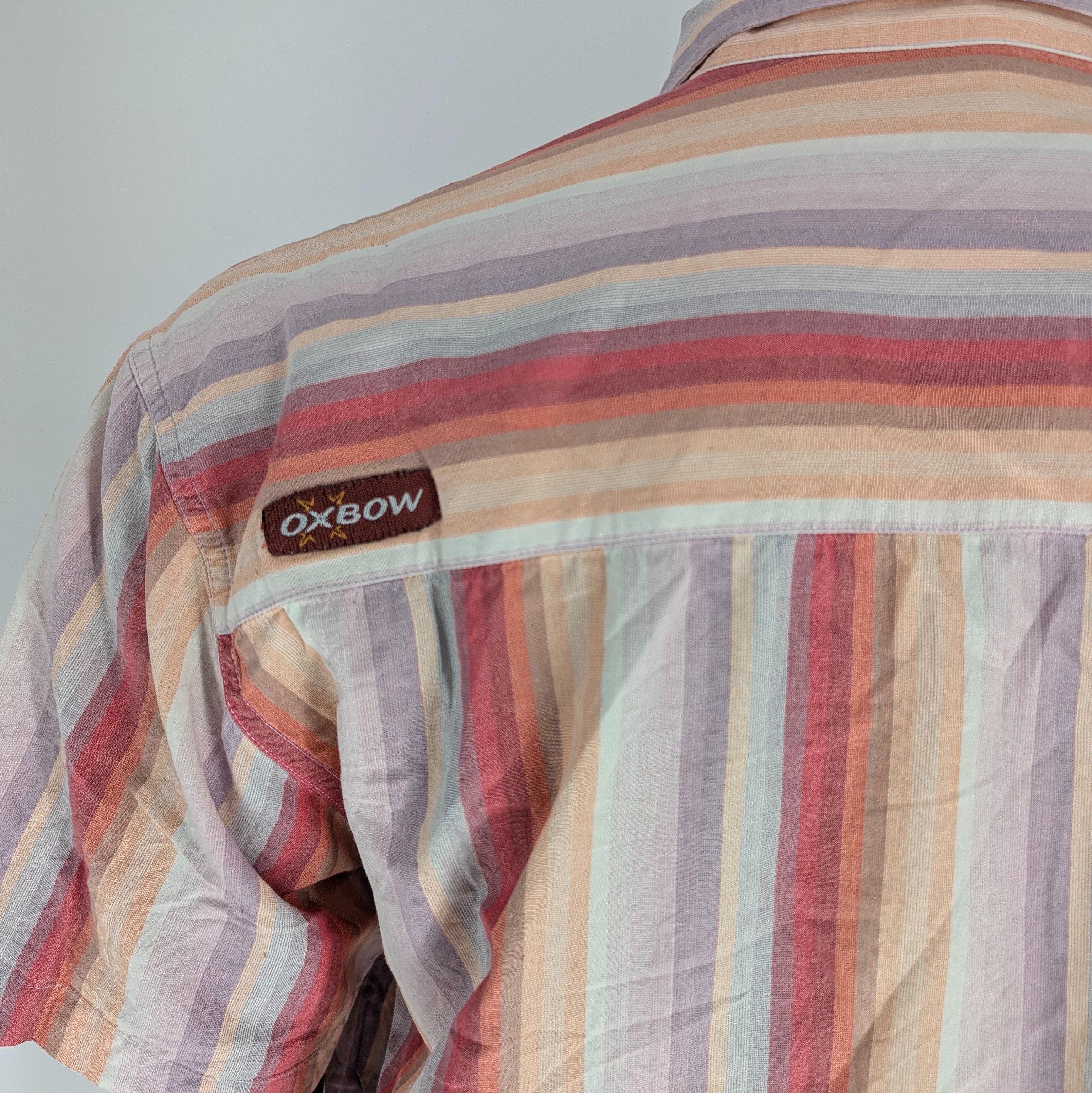 Chemise OXBOW T.XL manches courtes et rayures - Photo 4