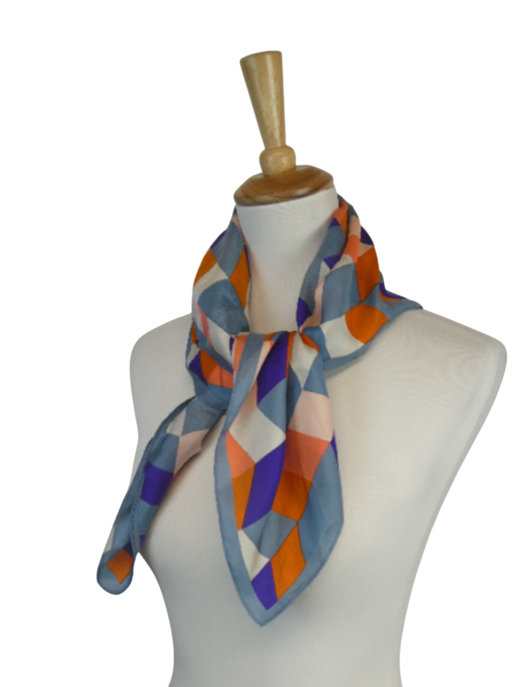 Galaries Lafayette - Foulard Motif gomtrique color vintage - galeries lafayette - Modalova