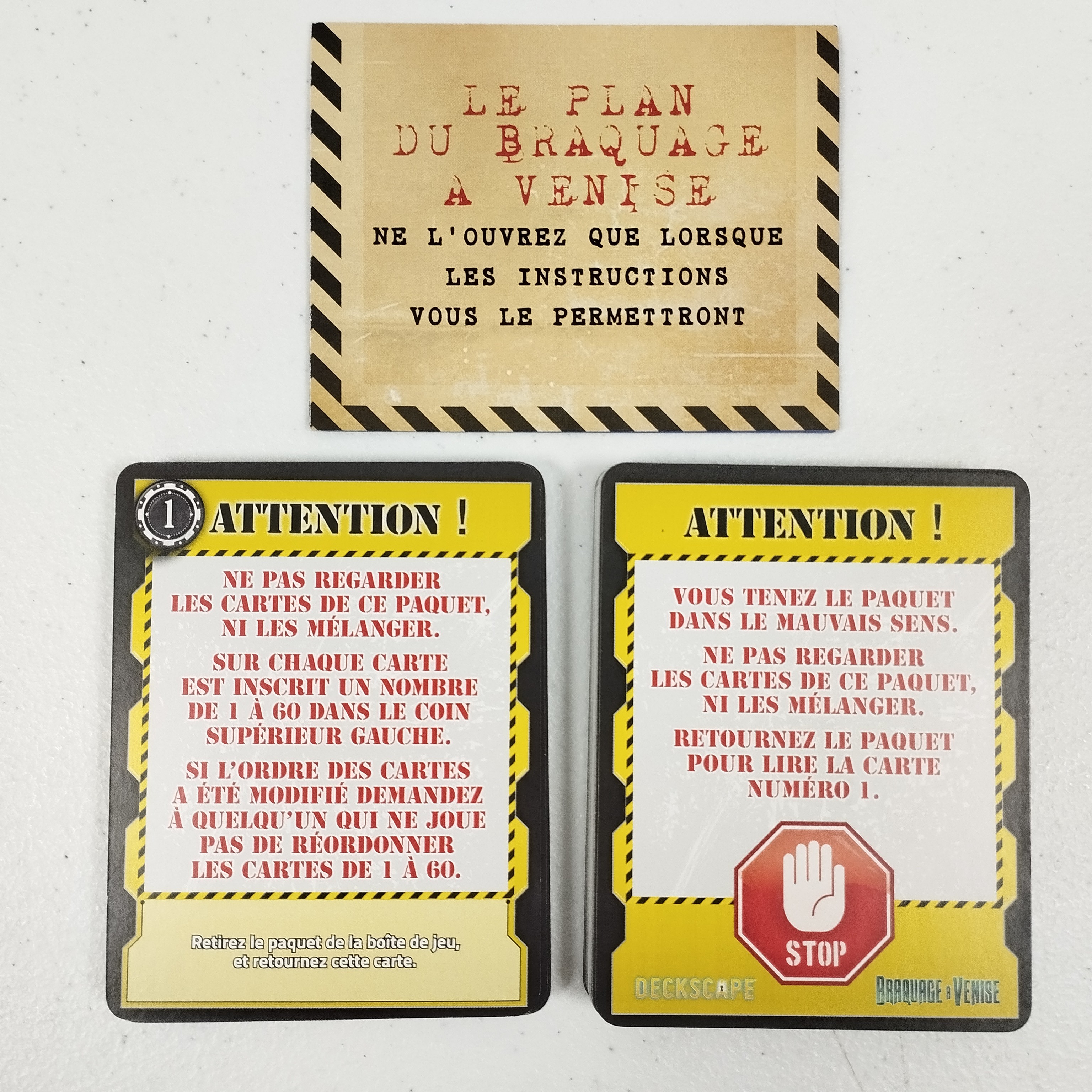 Lot de 2 jeux d'ambiance (murder party & escape game) Comme neuf - Vue 6 - 