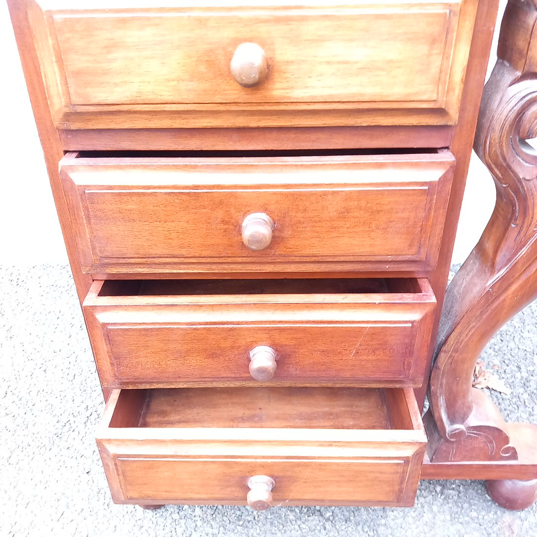 Secrétaire, bureau en acajou style Davenport - État correct - Photo 26