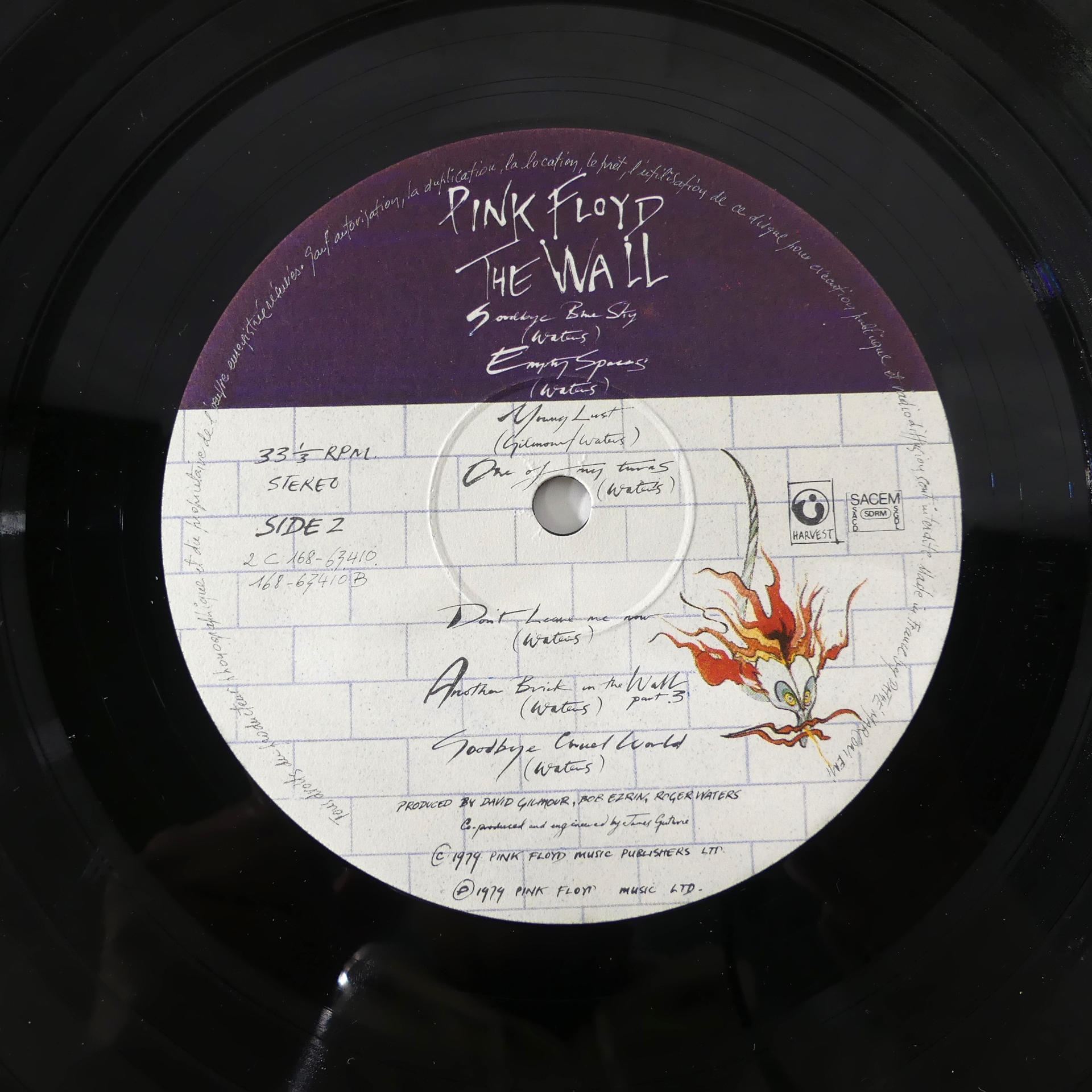 Disque vinyl double 33 tours Ummagumma des PINK FLOYD