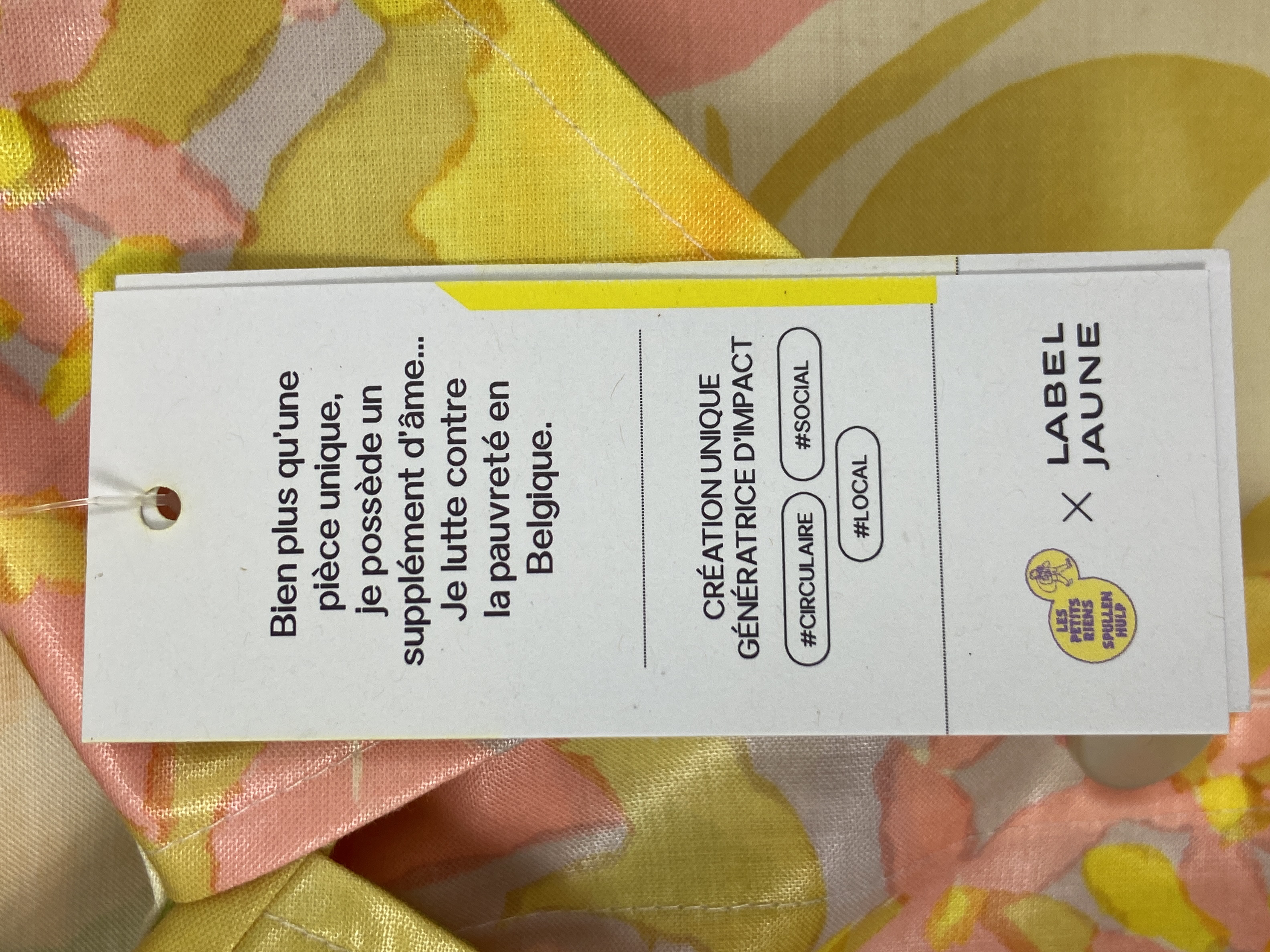 Chemise à fleurs Label jaune 🌼🌸 - Photo 3