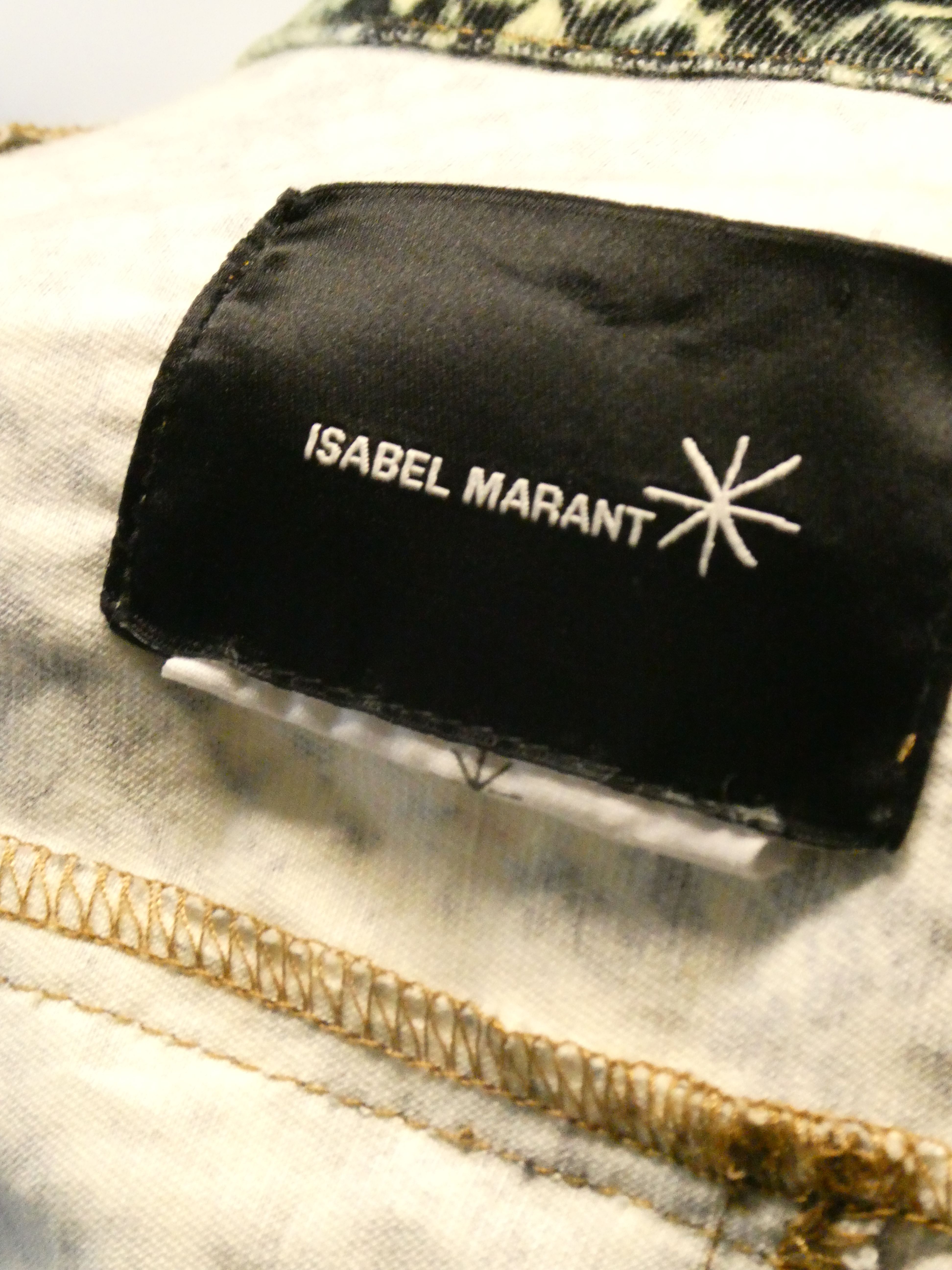 Isabel Marant gilet sans manches à motif - Taille M - Photo 13
