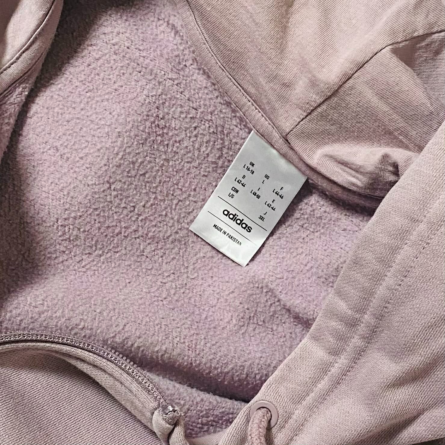 Voir photo 5 de Sweat femme à capuche entièrement zippée - Adidas - L(44/46) Sweat femme à capuche entièrement zippée - Adidas - L(44/46) - Vue 5 -
