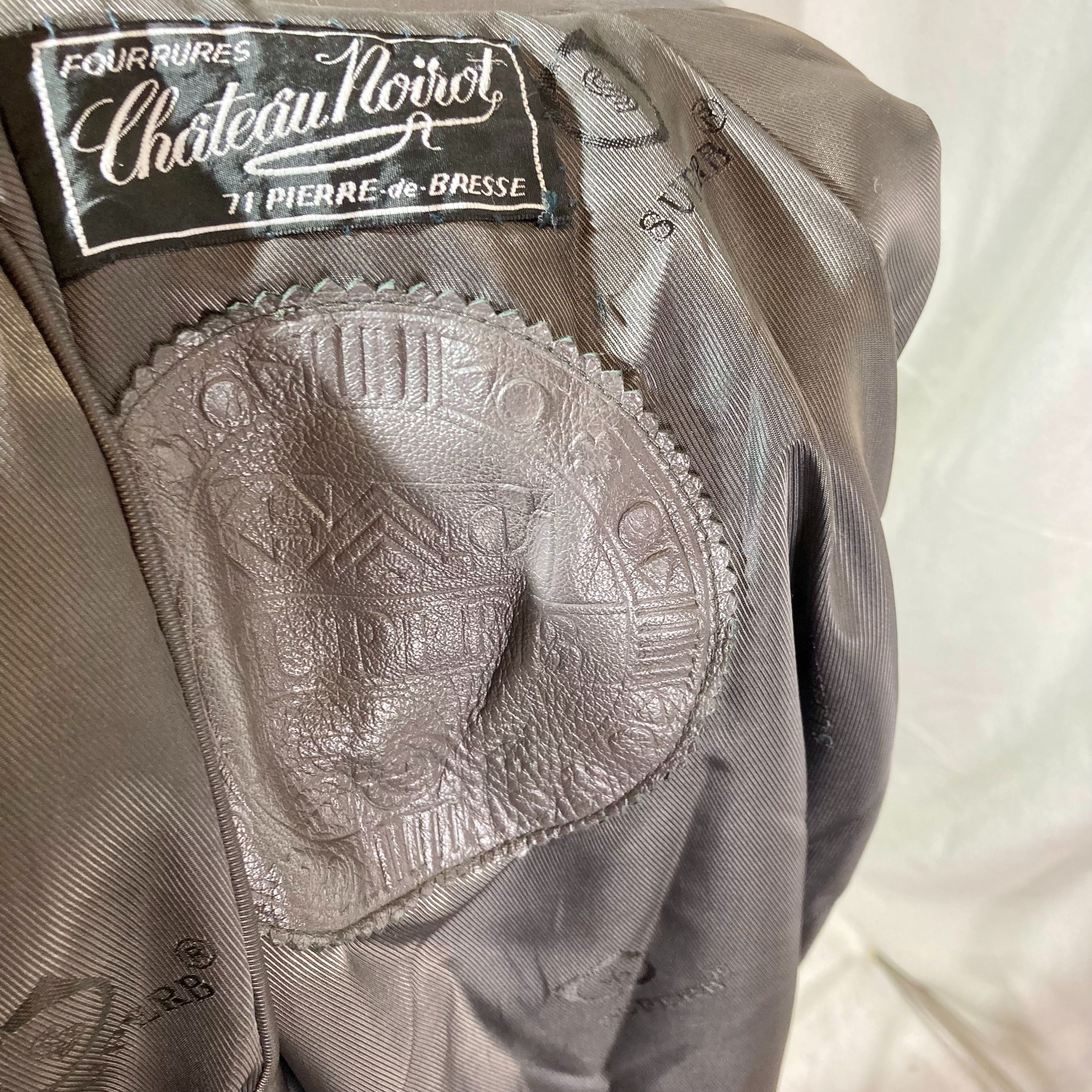 Manteau femme 80's/90's imprimé tapisserie baroque T.M  - Vue 6 - 