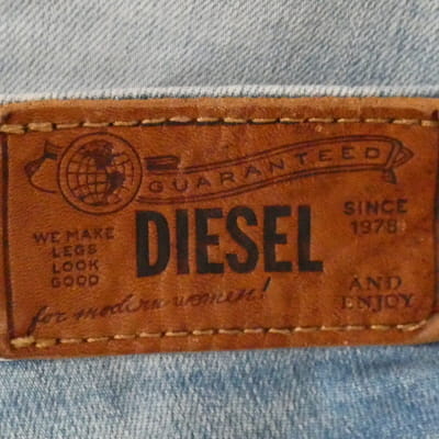 Jeans bleu délavé - Femme - Diesel - Taille 36 Bon état - Vue 5 - 