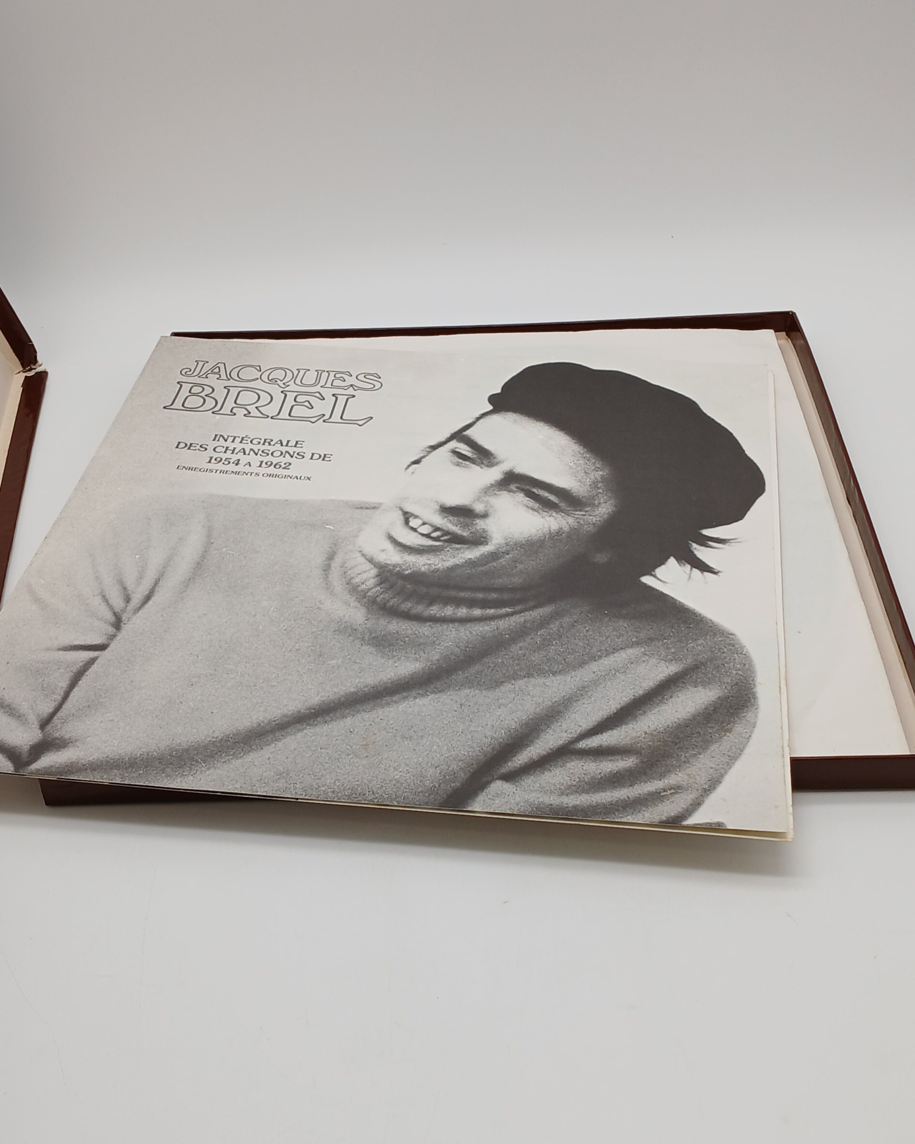 Vinyle 33 Tours (LP) - Jacques BREL L'intégrale de 1954 à 1962 Très bon état - Vue 2 - 