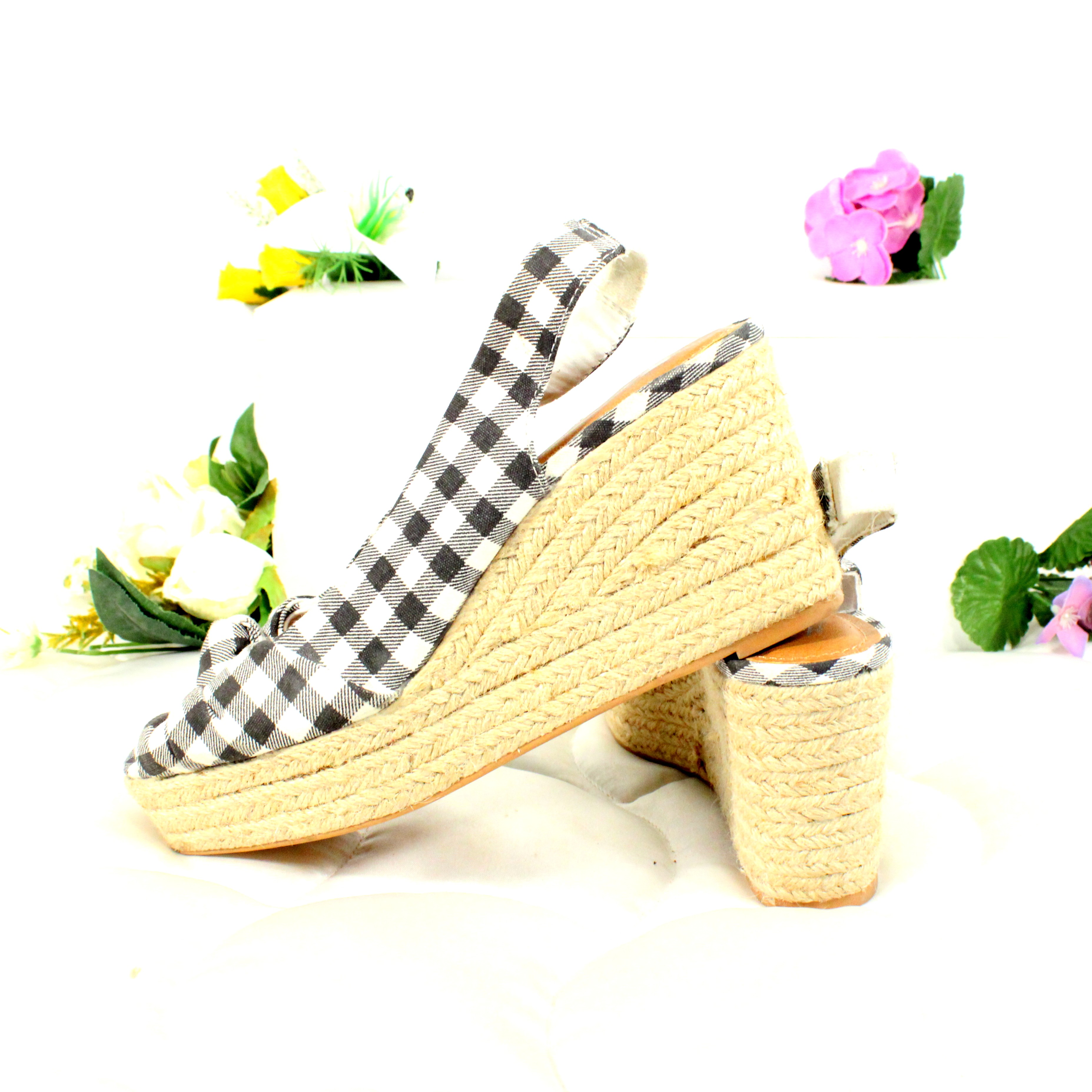 Chaussure Compense Blanche & Noire Pointure 39 - H&M - Modalova