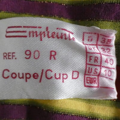 Haut de maillot de bain à rayures multicolores - Femme - Emprunte - Taille 40 - Photo 4