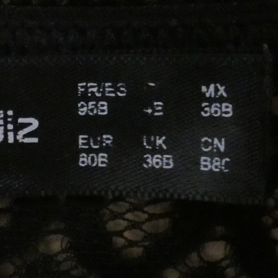 Soutien gorge noir avec armatures - Undiz - 95B - Photo 4
