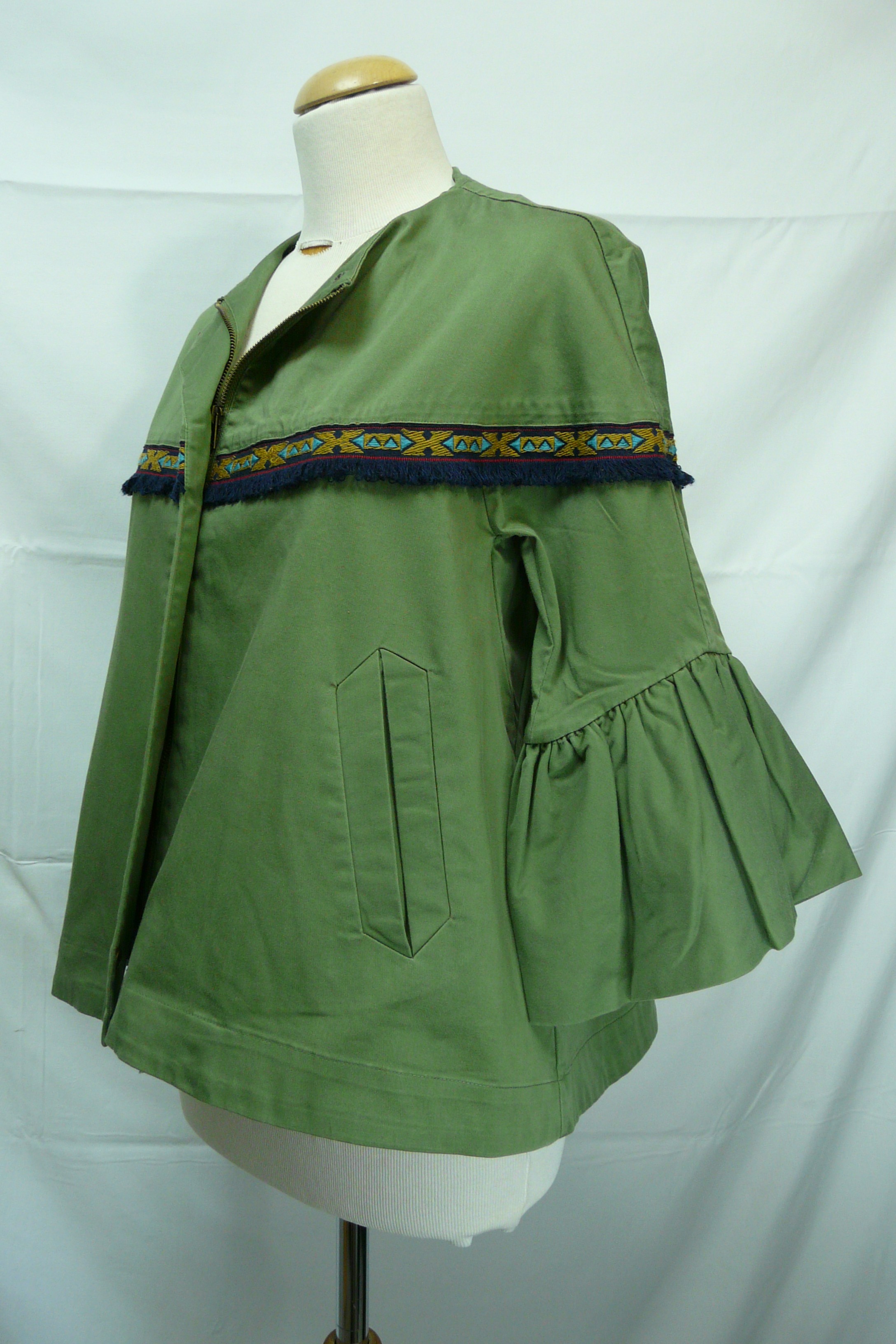 HF293 - Veste bohème - ZARA BASIC Outerwear - Taille M - Photo 2