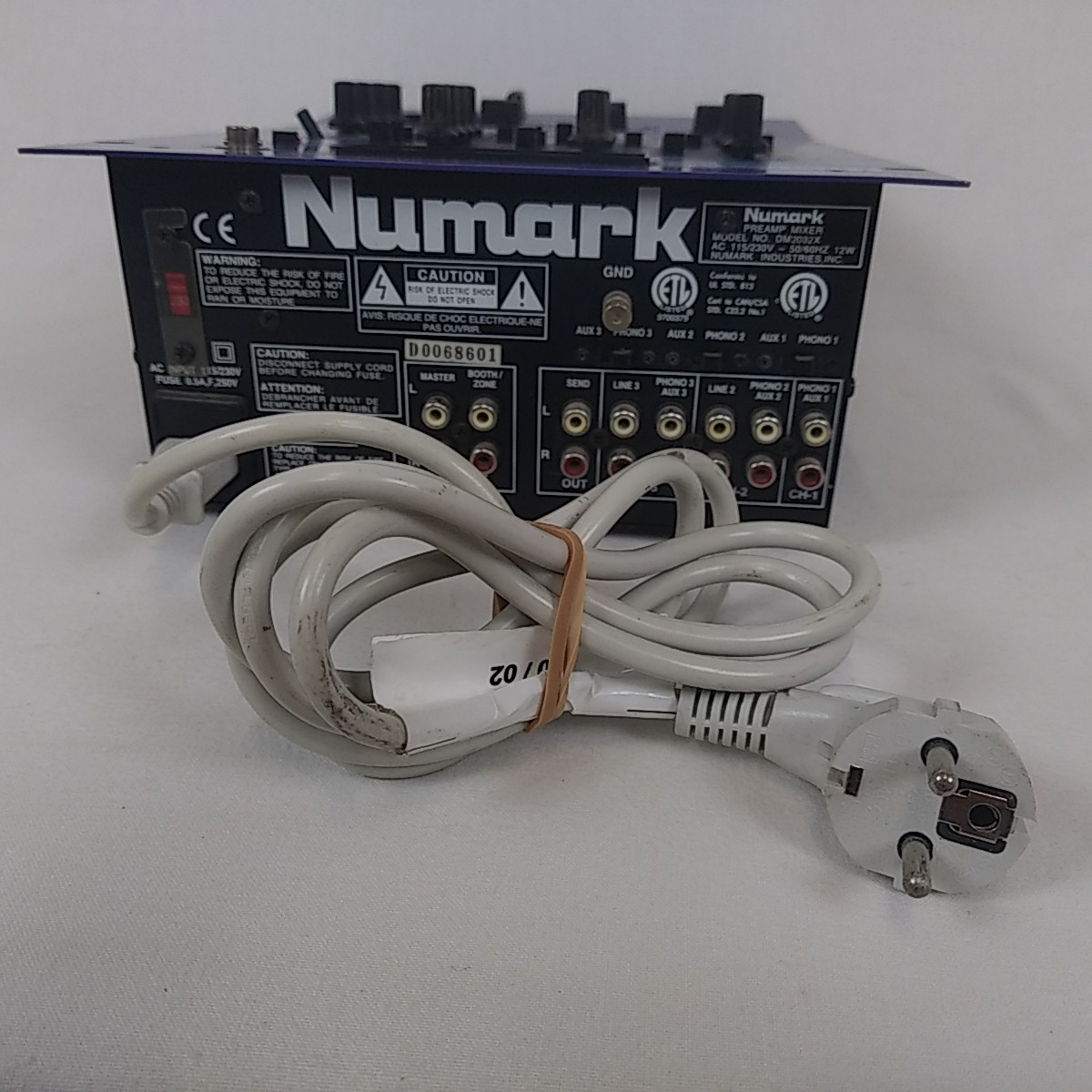 Console DJ 3 voies - Numark - DM2002X PRO MASTER MIX - Très bon état - Photo 4