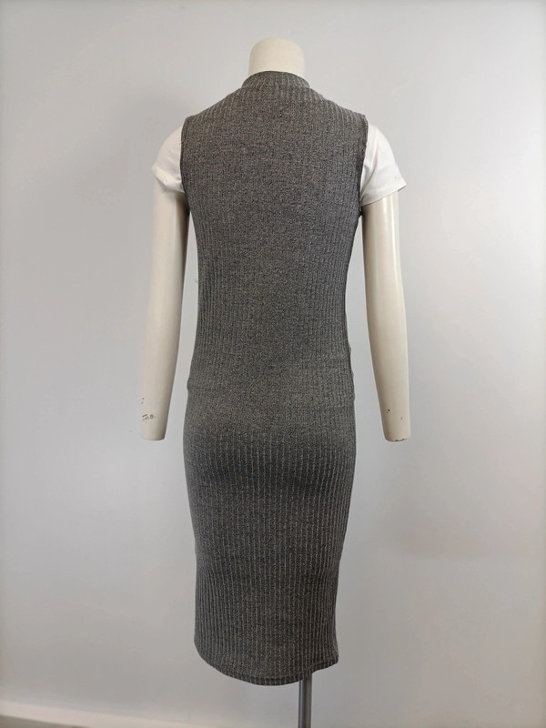 Robe moulante sans manche - grise - Tissaia - 16 ans - Photo 3