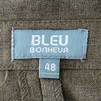 Veste marron manches trois-quarts - Femme - Bleu Bonheur - Taille 48 Très bon état - Vue 4 - 