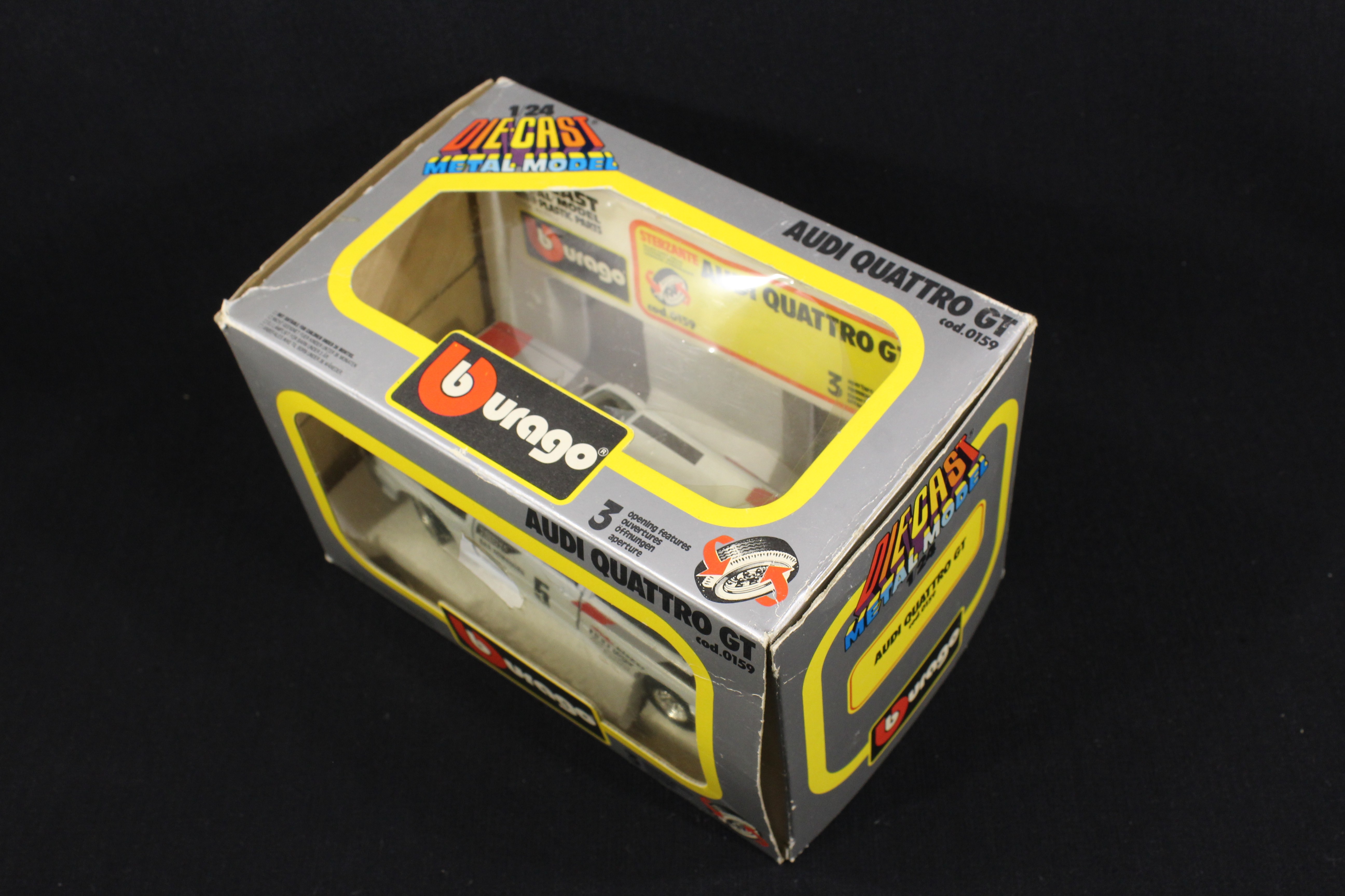Voiture miniatures Audi / Quattro GT cod. 0159 - Par Burago  - Vue 3 - 