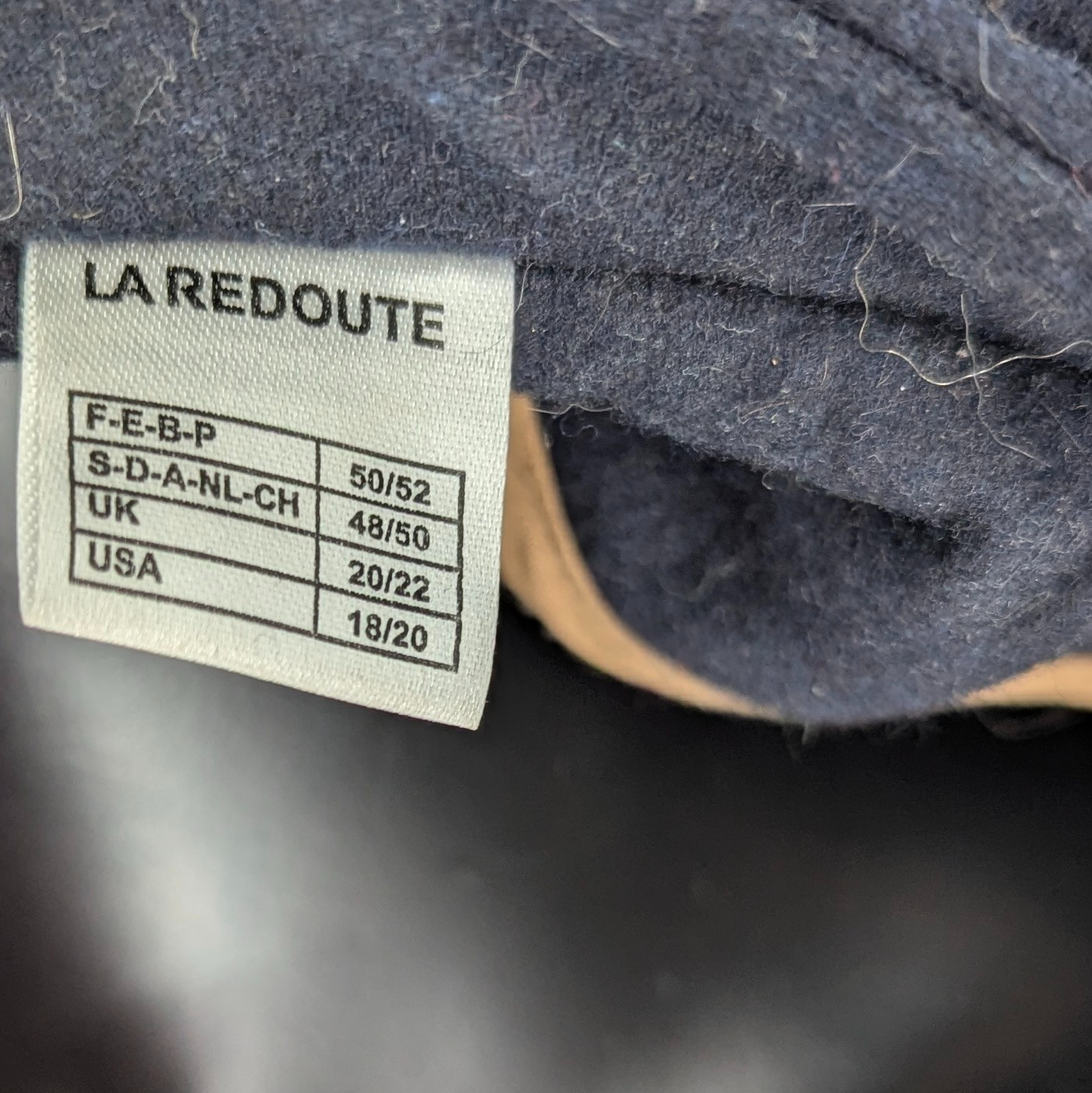 Cape en laine T.50/52 LA REDOUTE capuche amovible avec fourrure - Photo 7