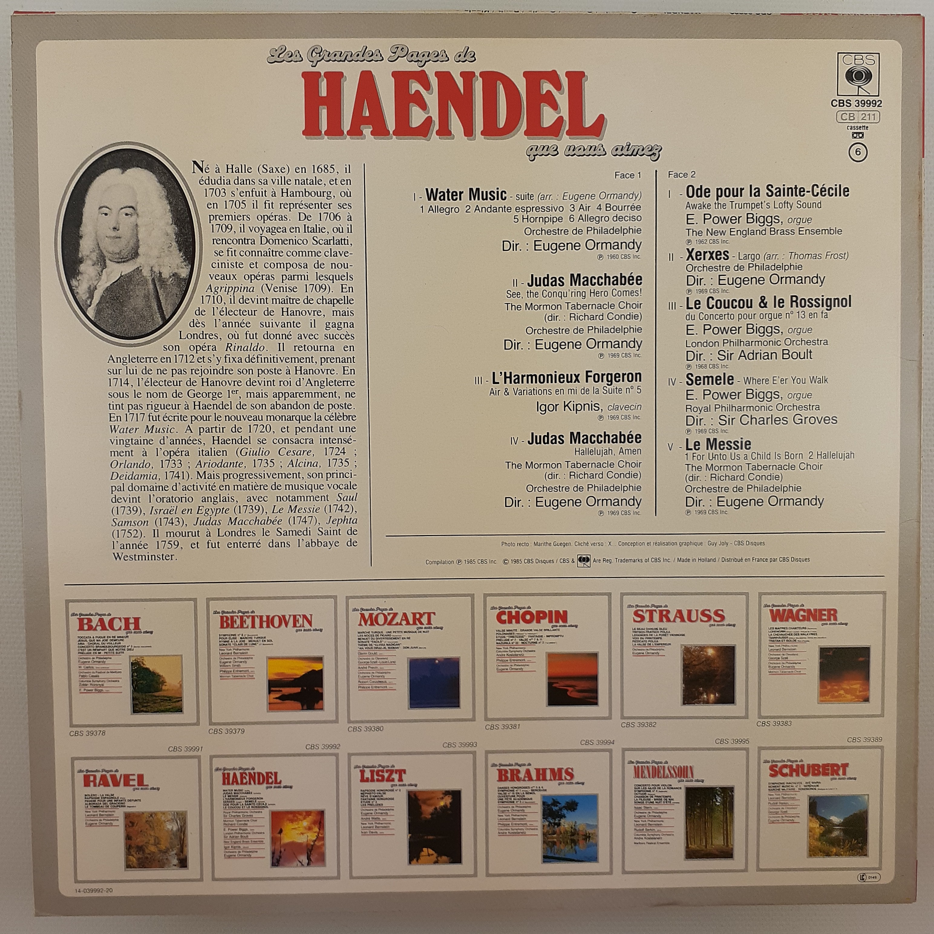 Les grandes pages de HAENDEL que vous aimez Très bon état - Vue 4 - 